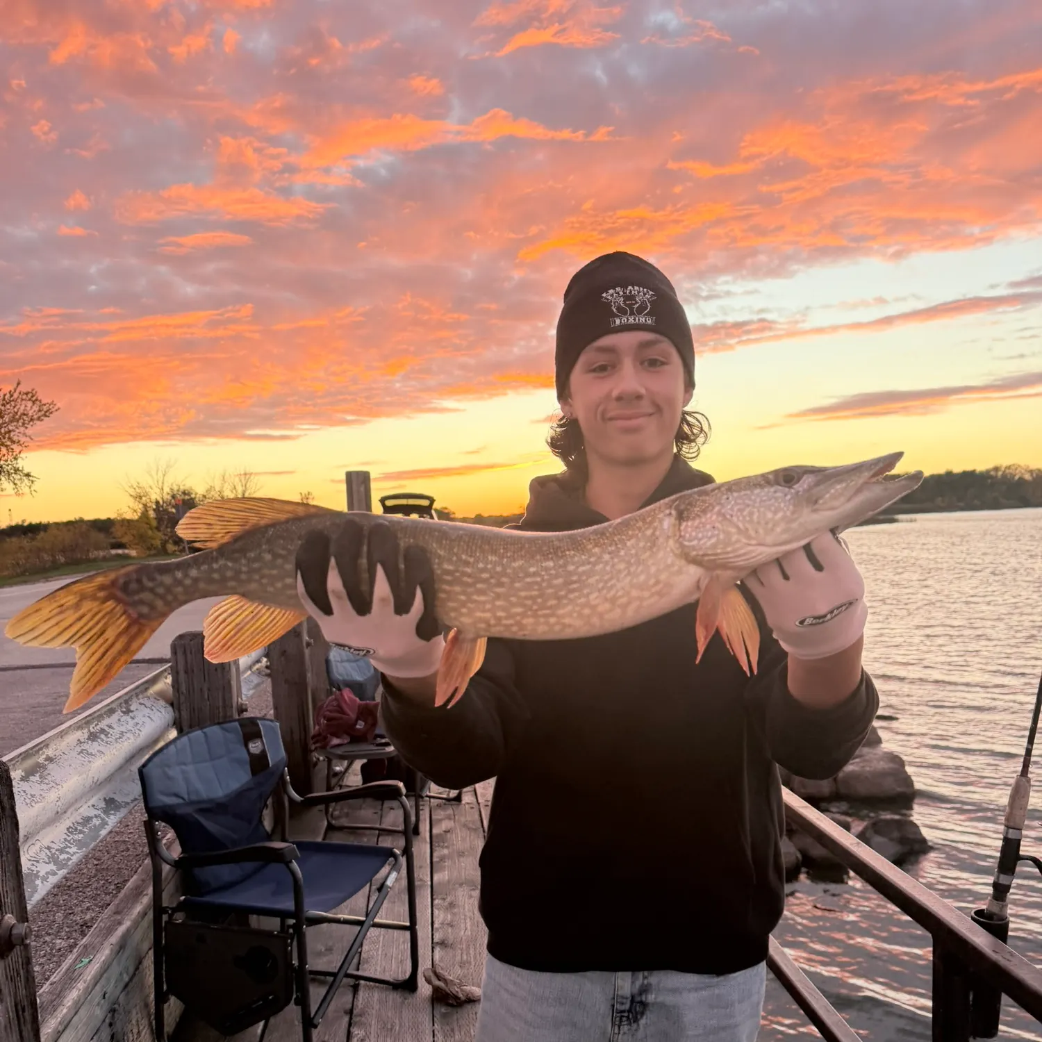 Northern pike caught on Fishbrain