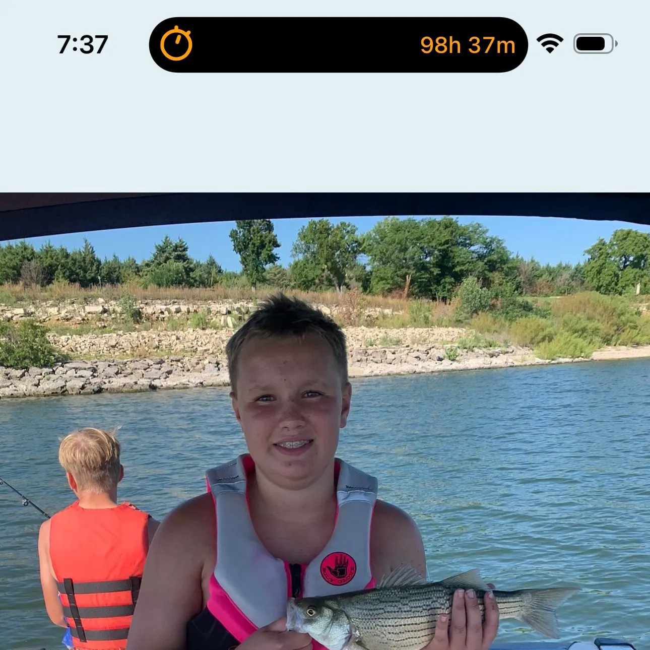 recently logged catches