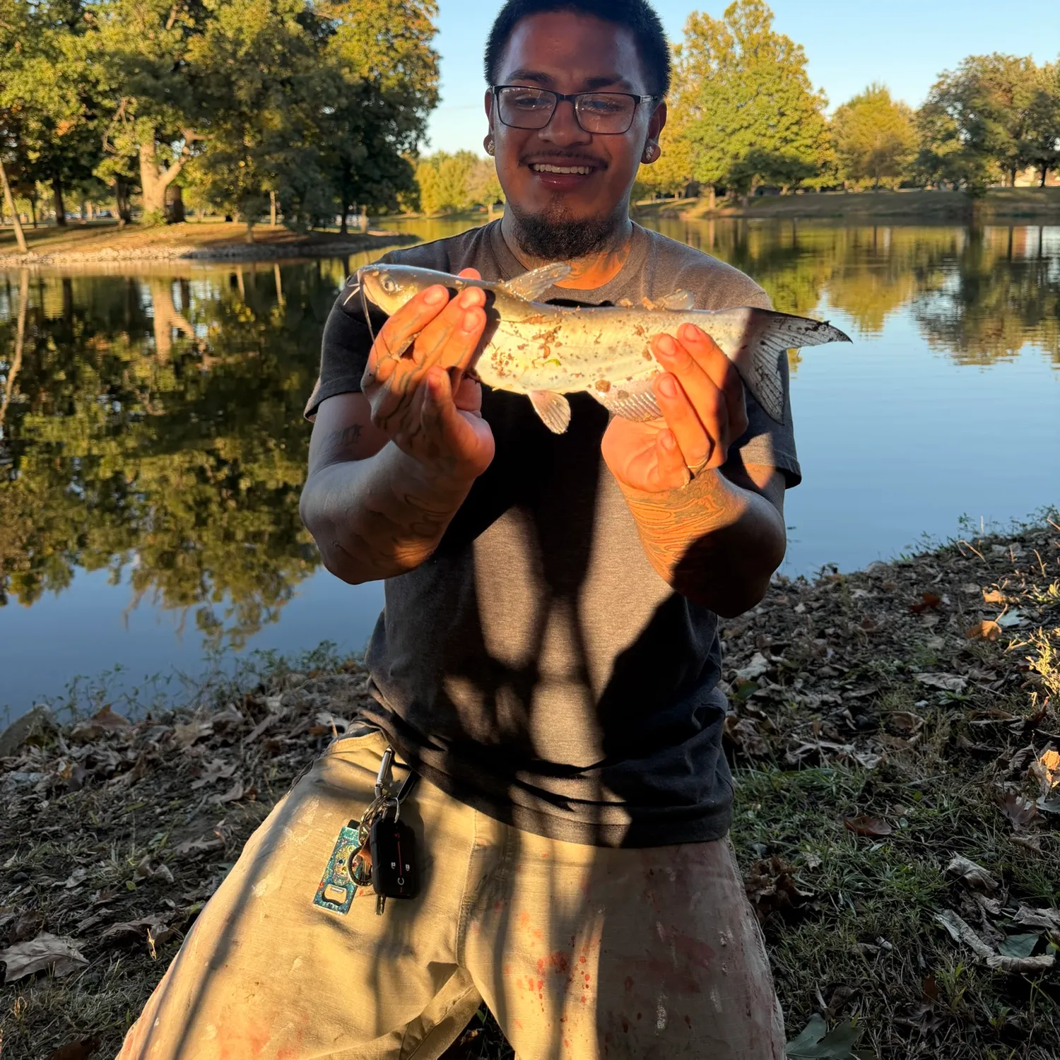 Channel catfish caught on Fishbrain