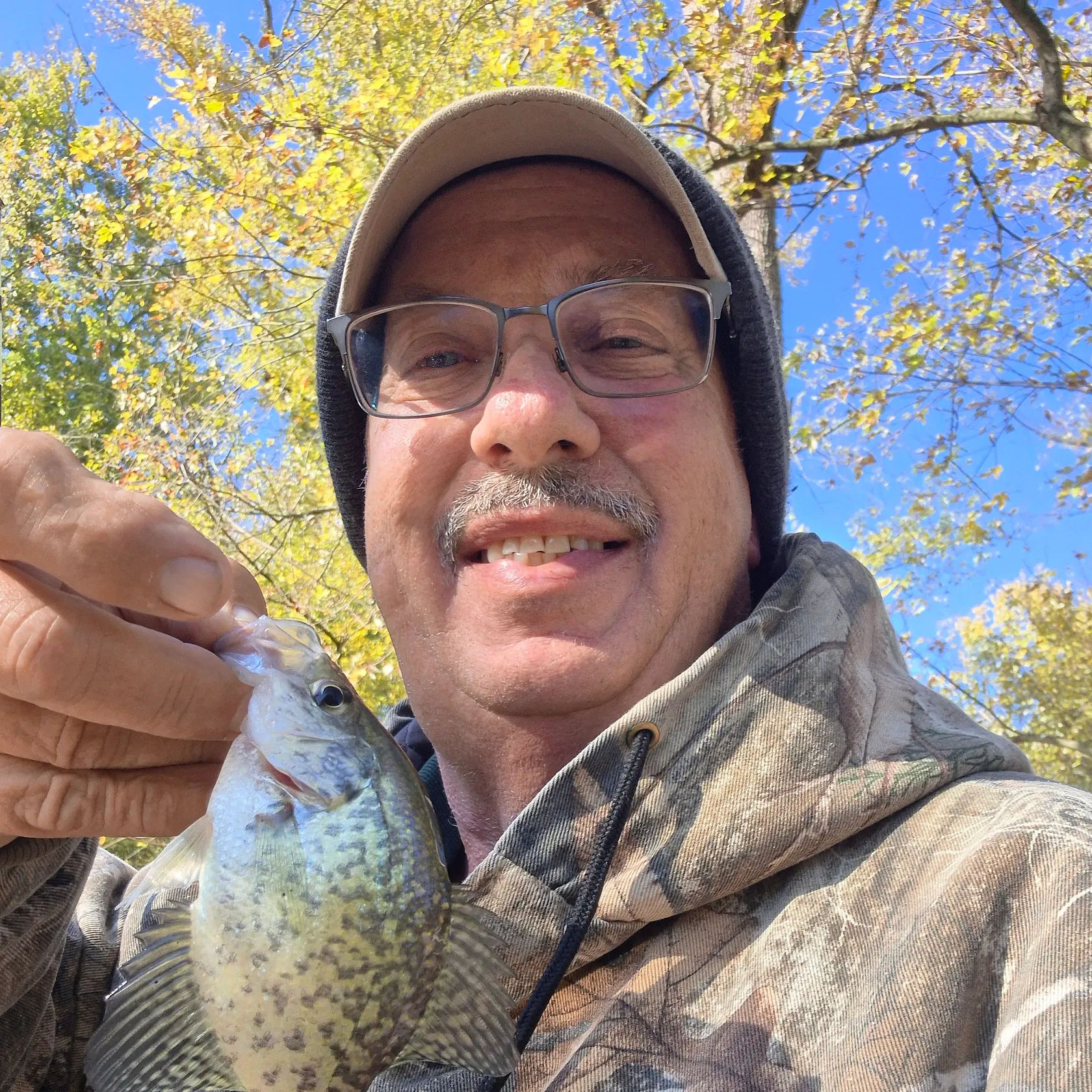 Black crappie caught on Fishbrain
