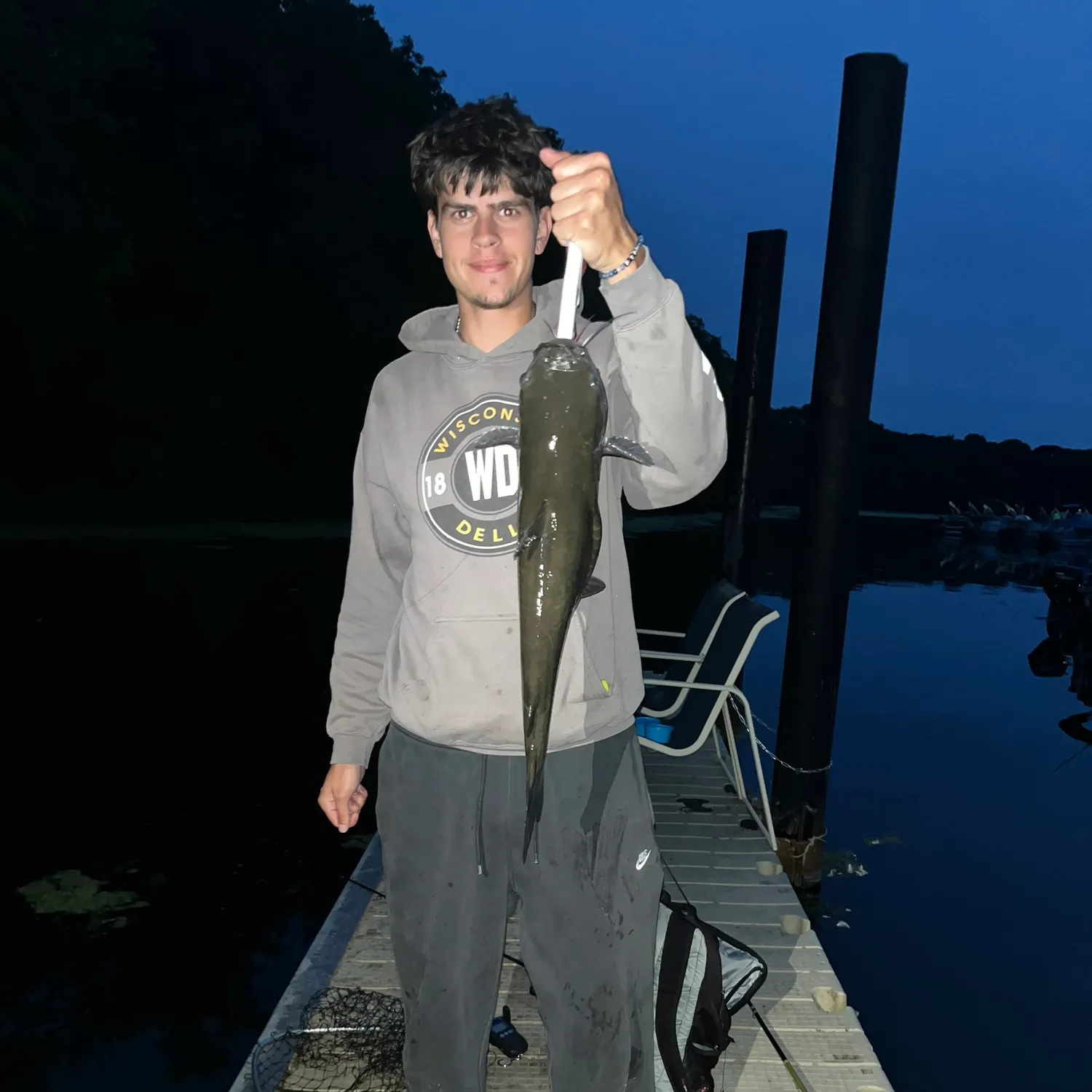Channel catfish caught on Fishbrain