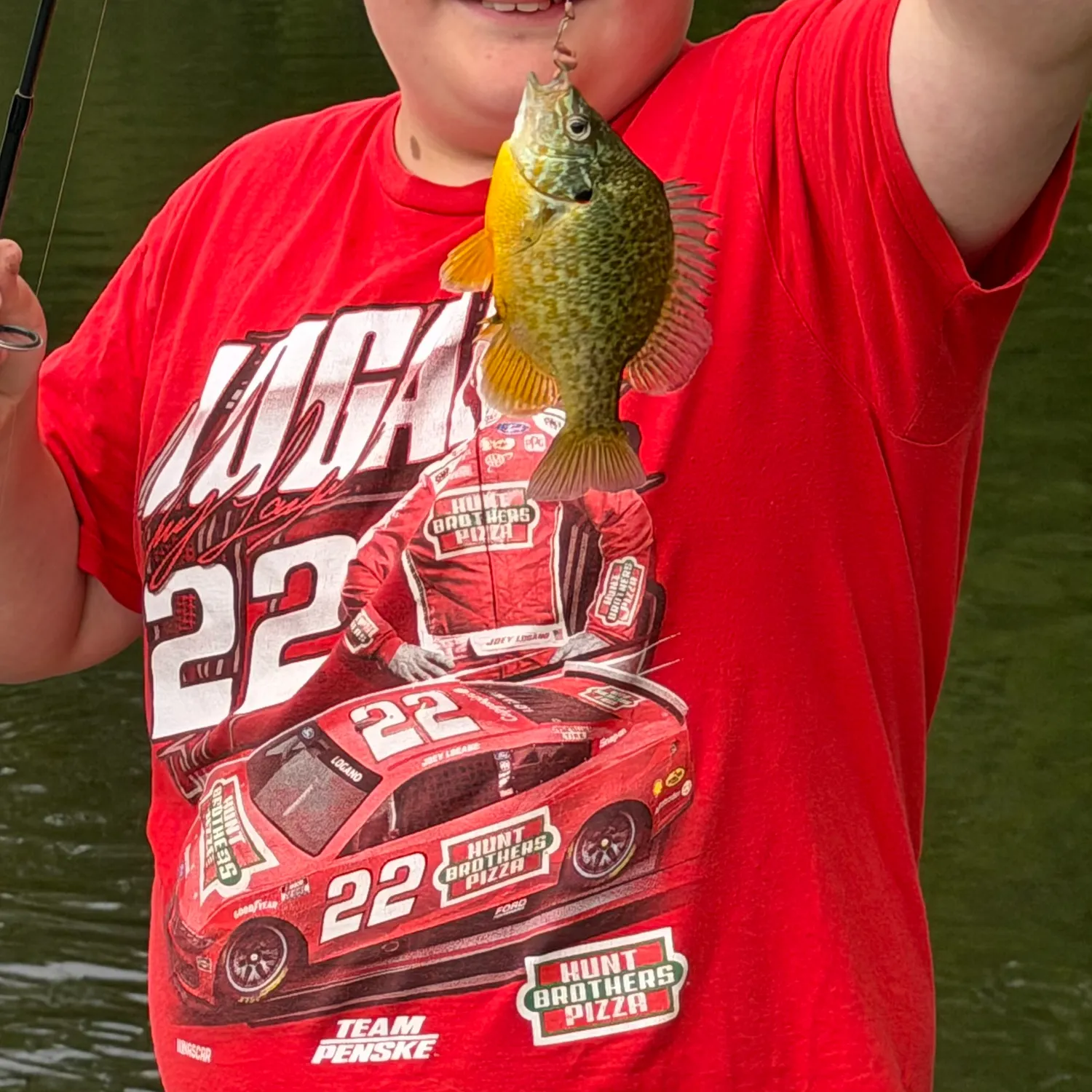 Redbreast sunfish caught on Fishbrain