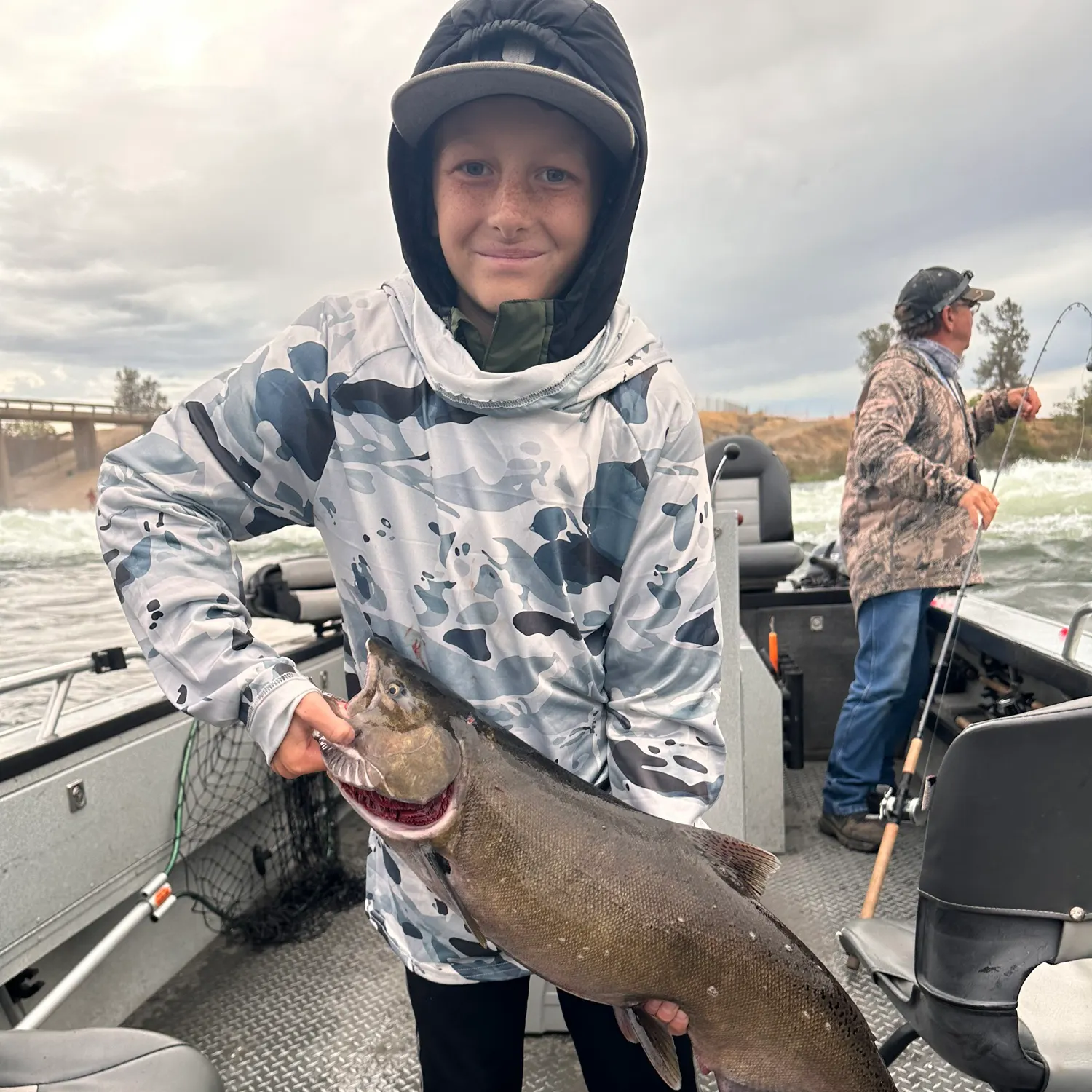 Chinook salmon caught on Fishbrain