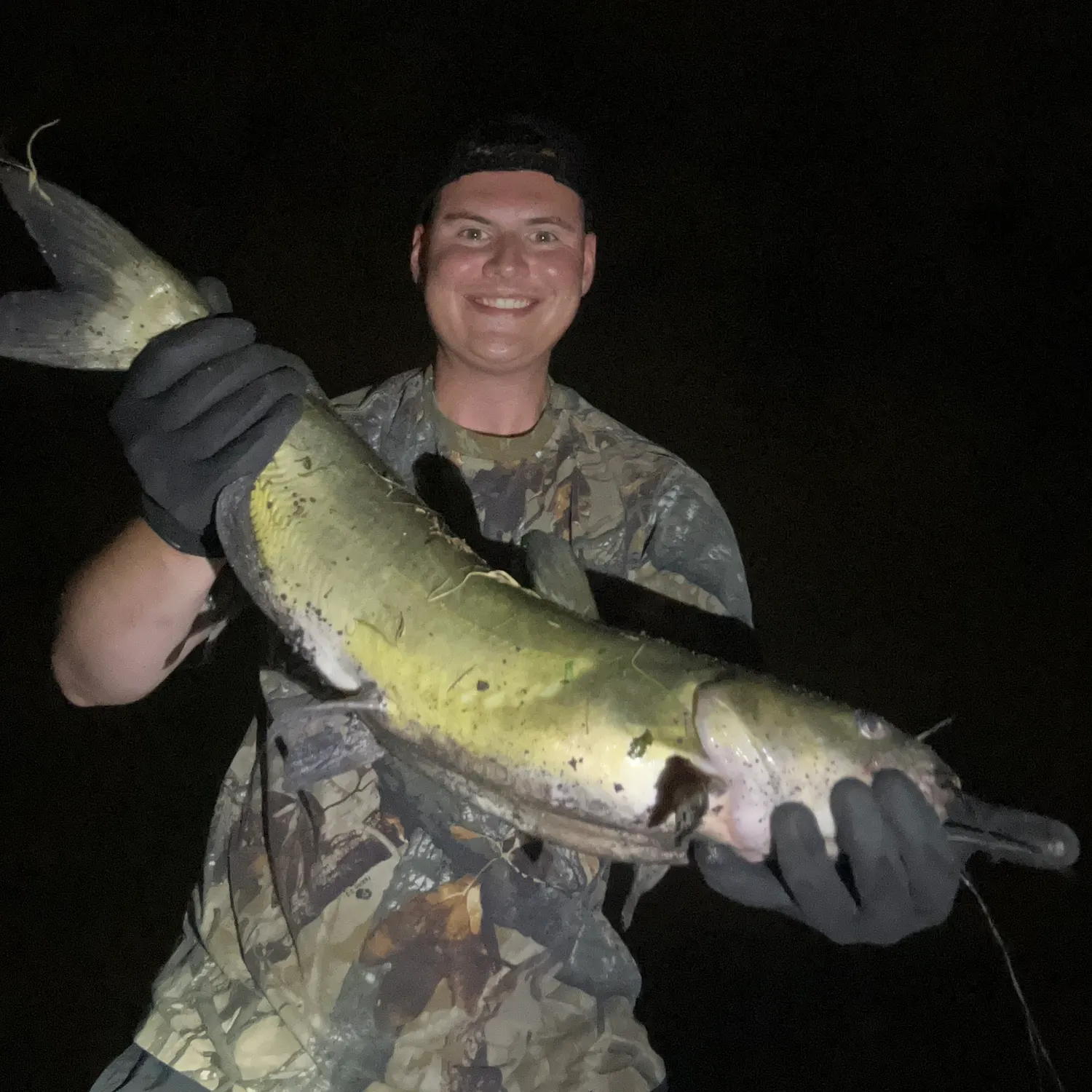 Channel catfish caught on Fishbrain