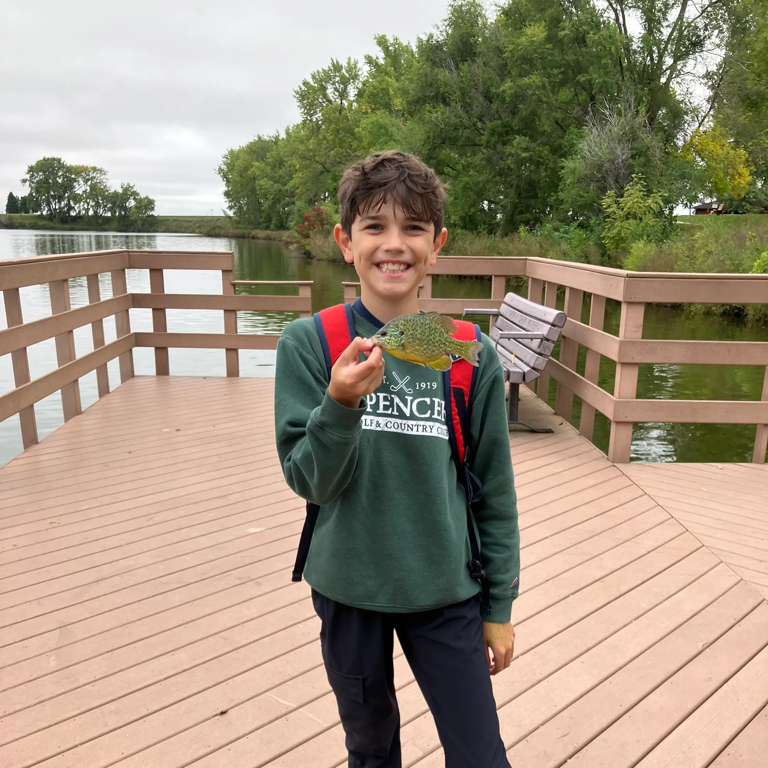 Pumpkinseed caught on Fishbrain
