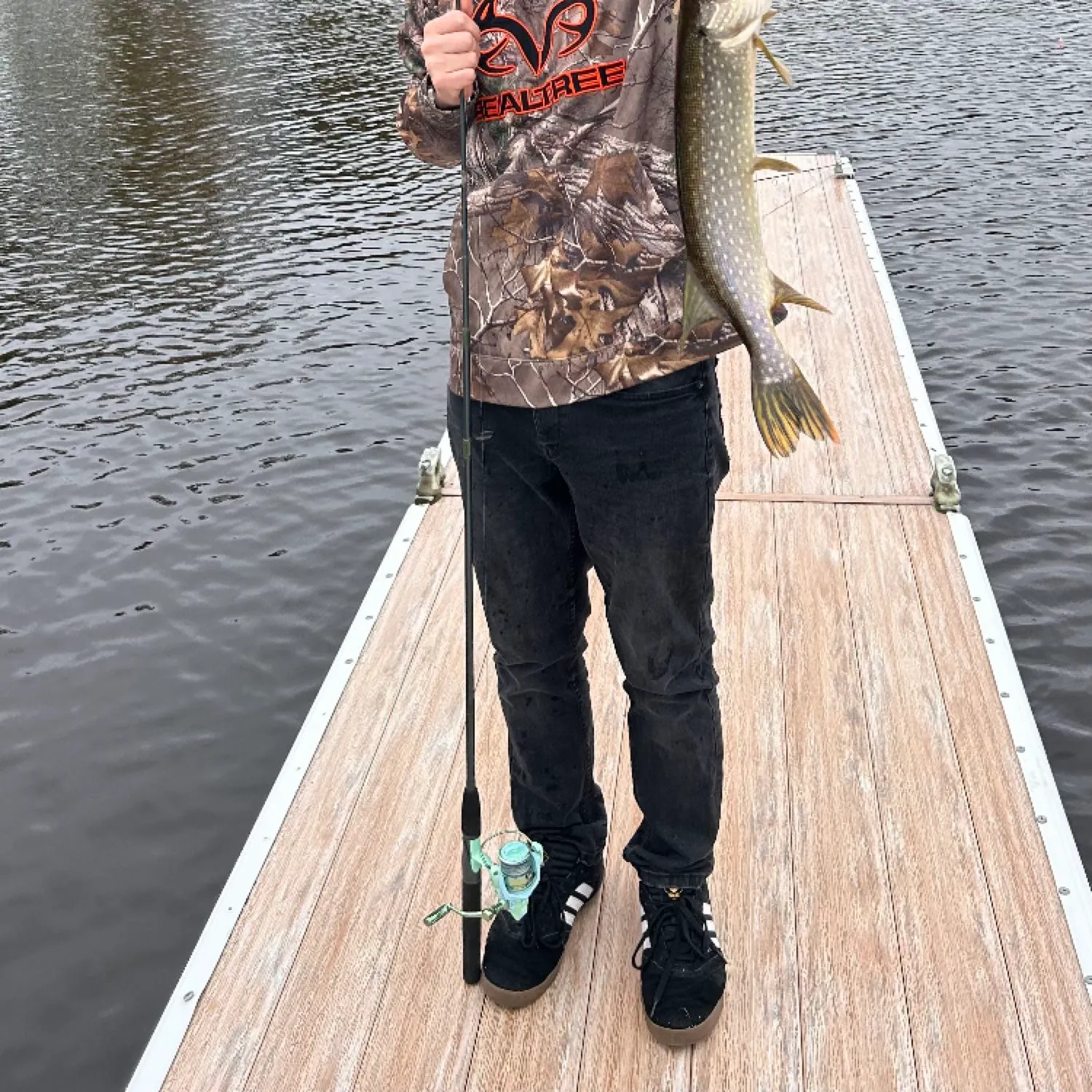 Northern pike caught on Fishbrain