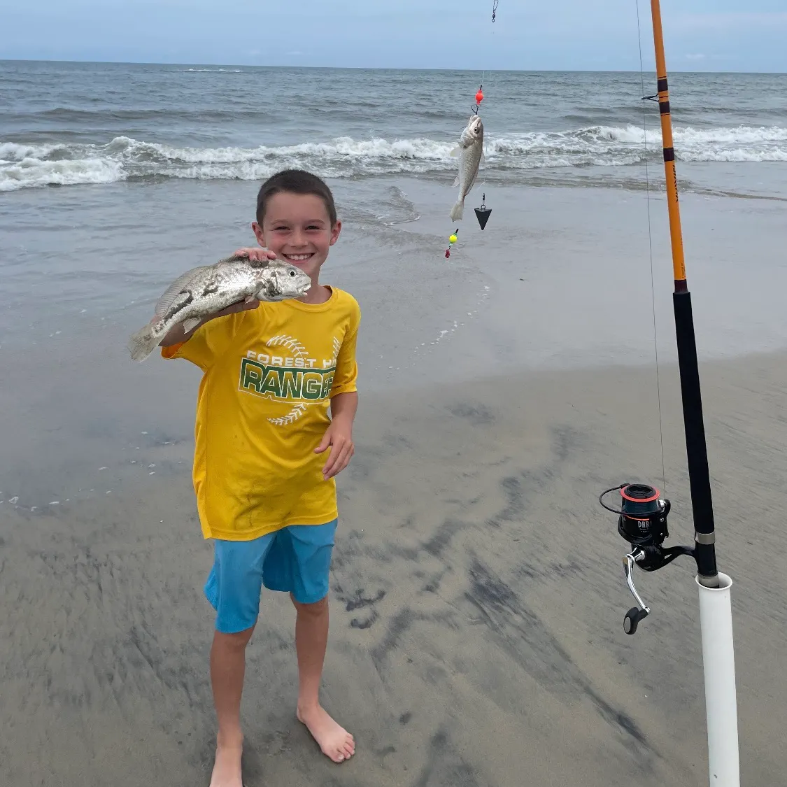 Gulf kingcroaker caught on Fishbrain