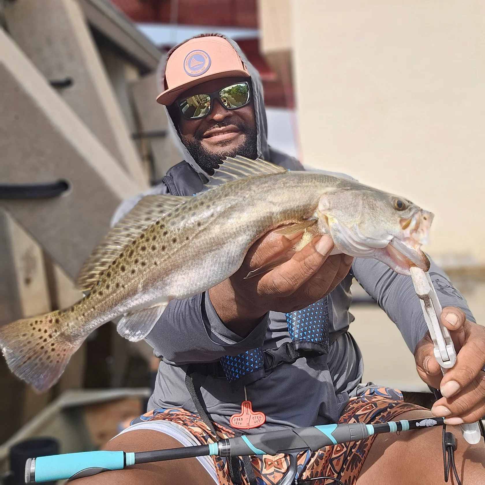 Spotted seatrout caught on Fishbrain