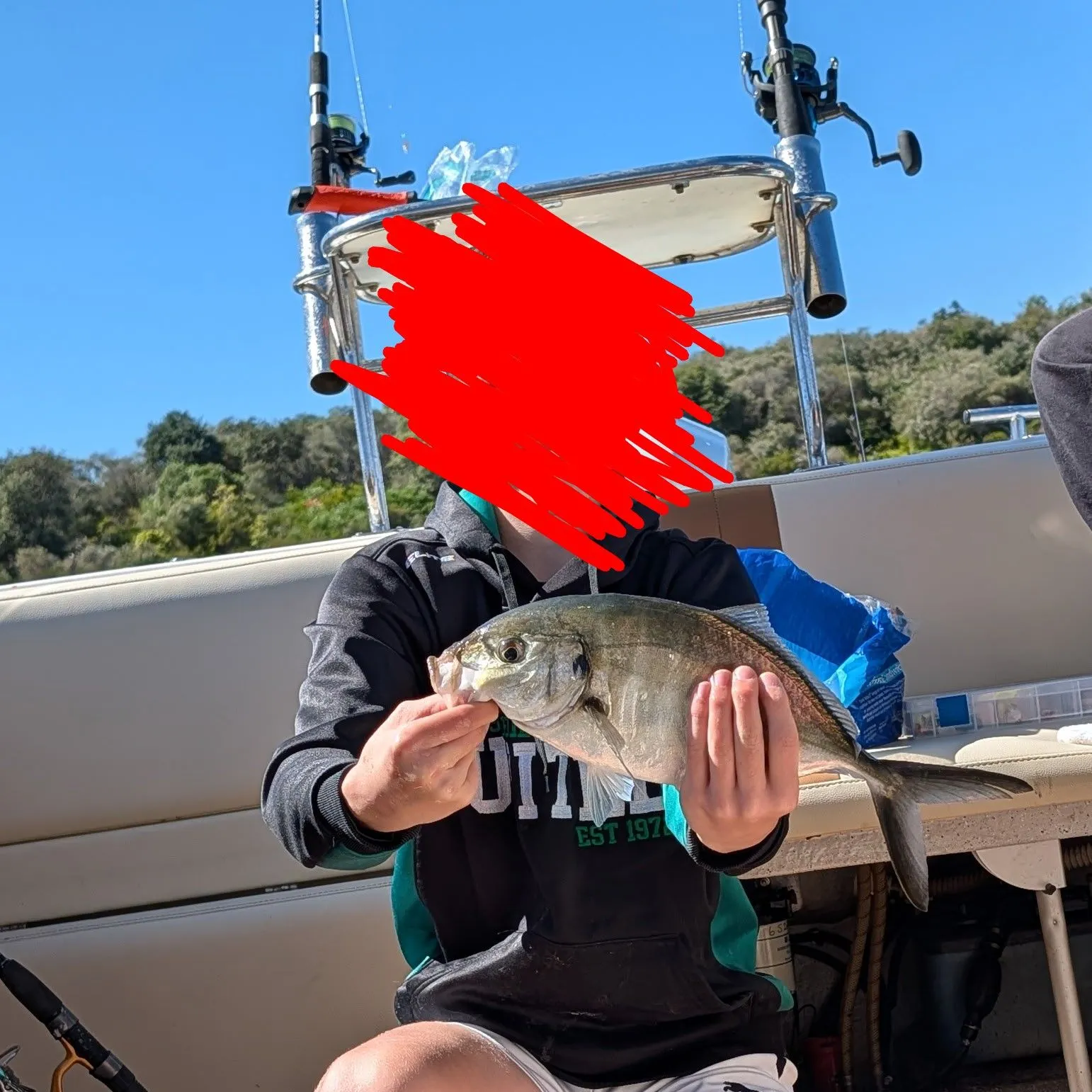 White trevally caught on Fishbrain