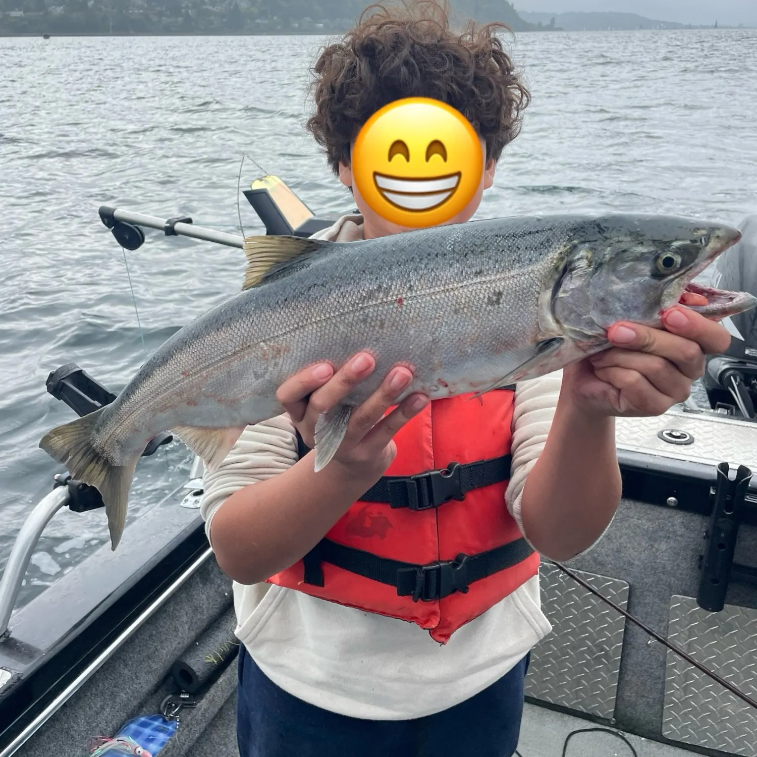 Coho salmon caught on Fishbrain
