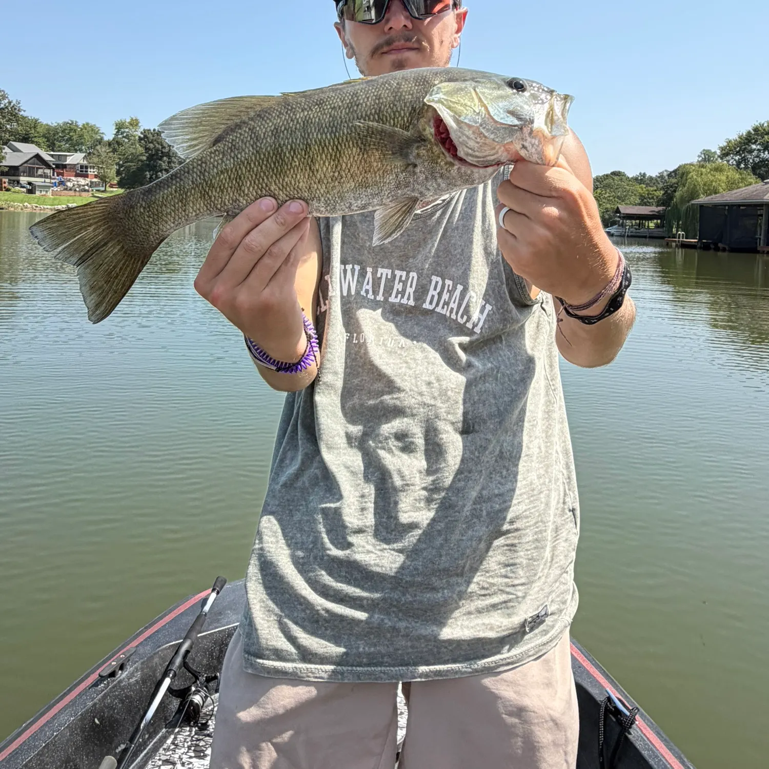 Smallmouth bass caught on Fishbrain
