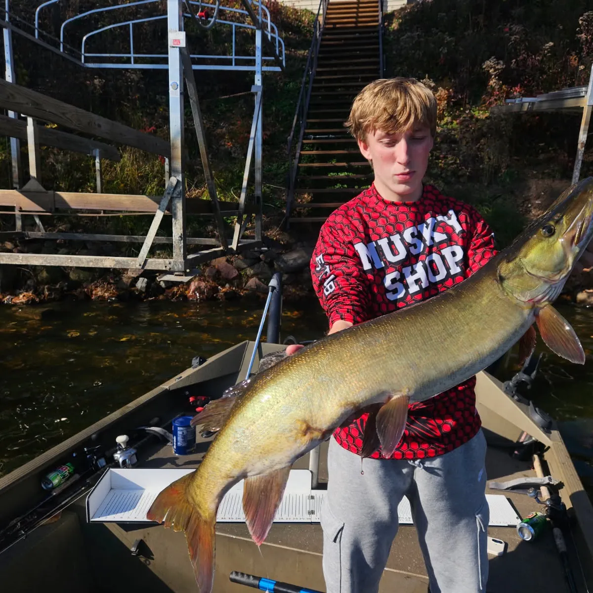 Muskie caught on Fishbrain