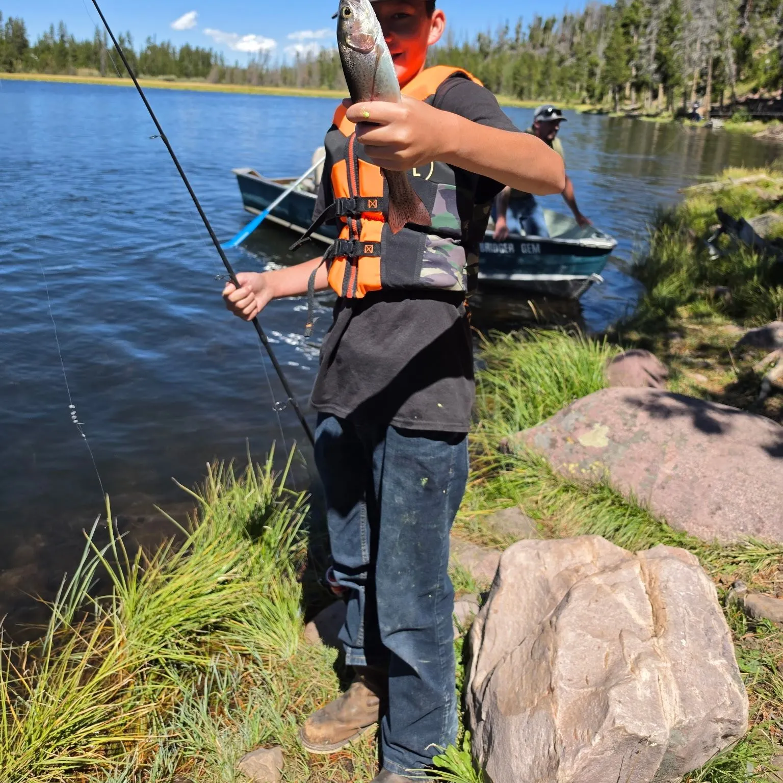 Rainbow trout caught on Fishbrain