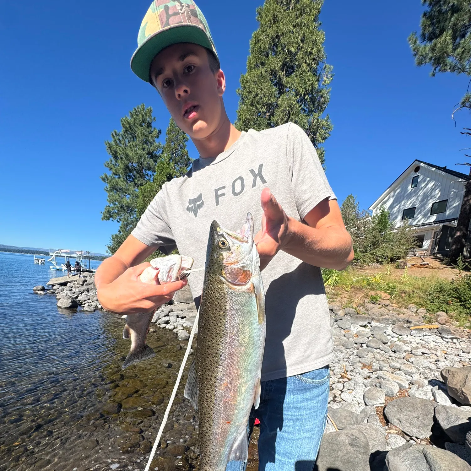 Rainbow trout caught on Fishbrain