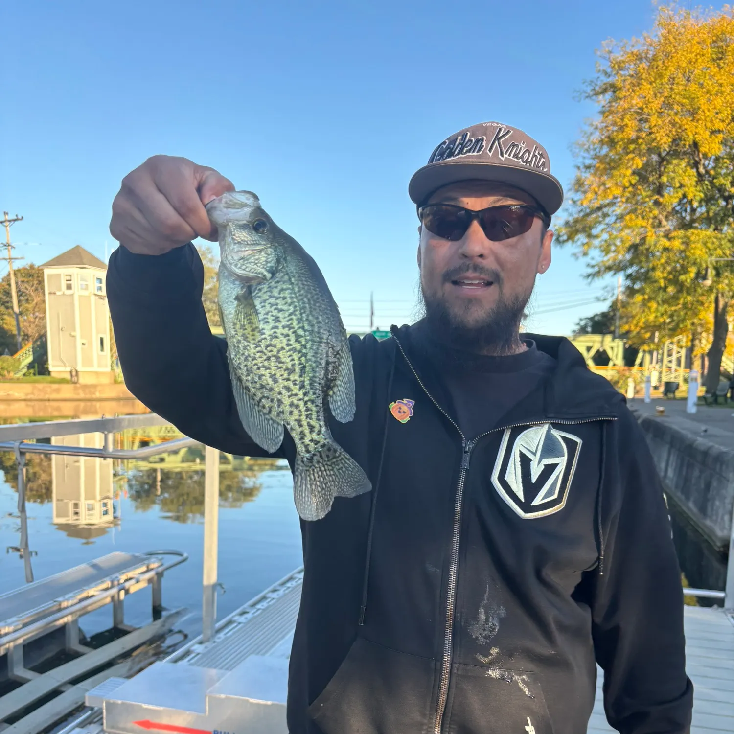 Black crappie caught on Fishbrain