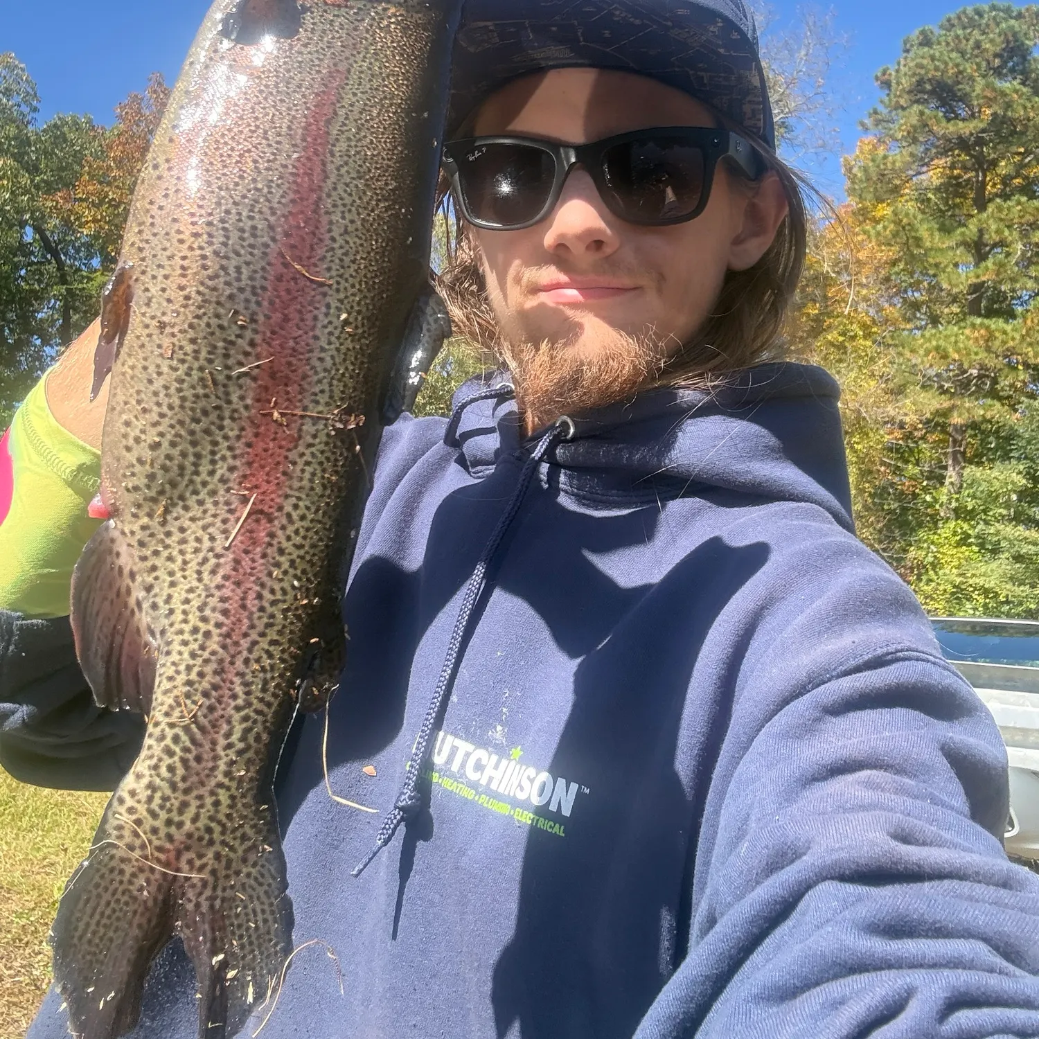 Rainbow trout caught on Fishbrain