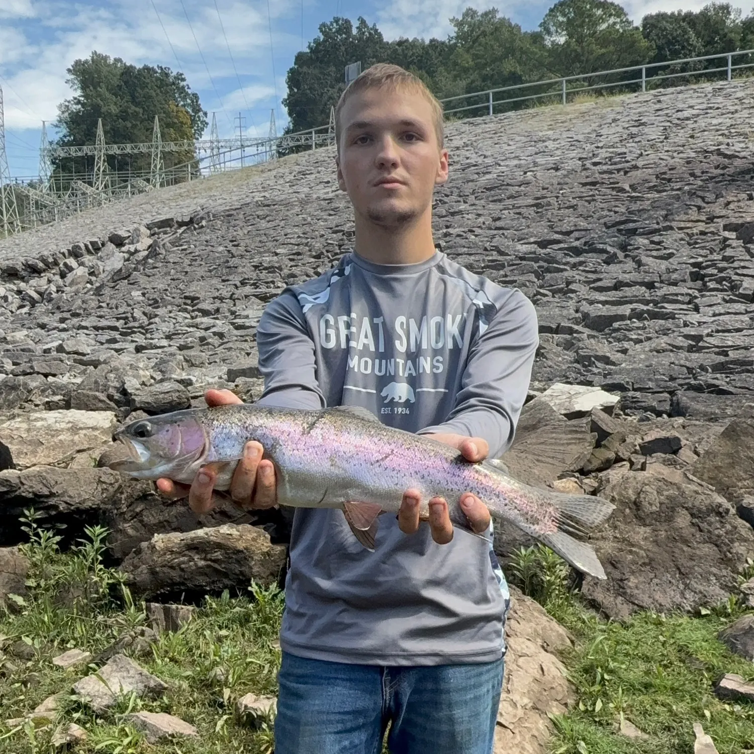 Rainbow trout caught on Fishbrain