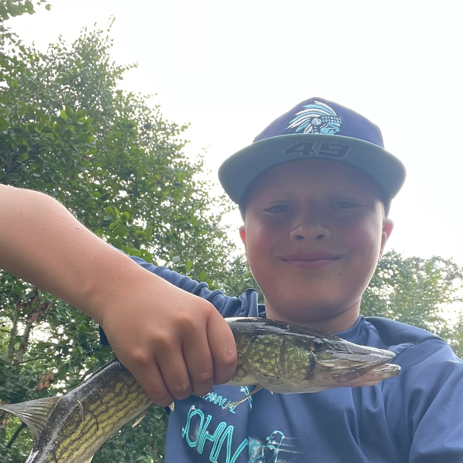 Chain pickerel caught on Fishbrain