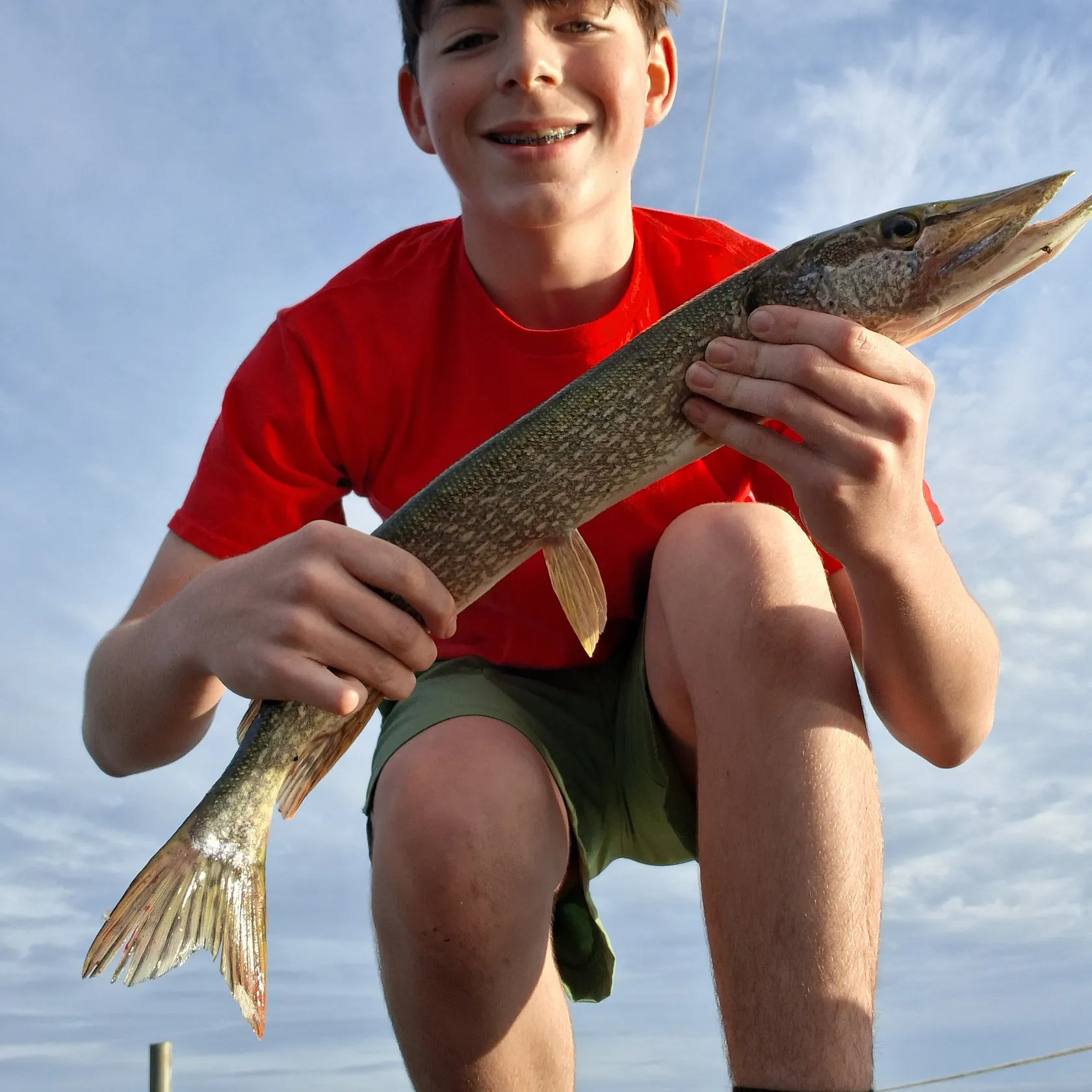 Northern pike caught on Fishbrain