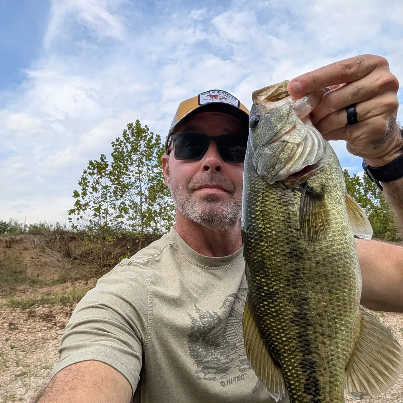 Spotted bass caught on Fishbrain