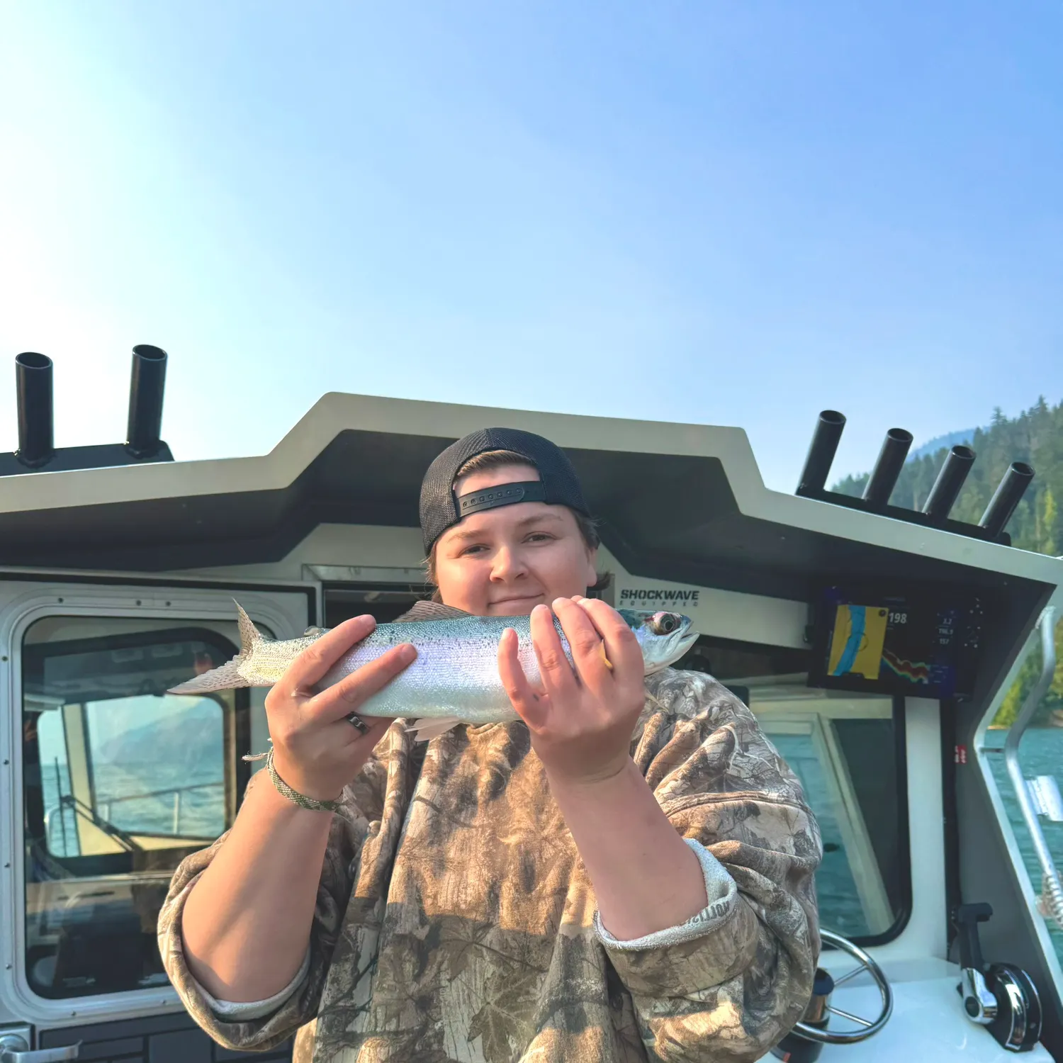 Rainbow trout caught on Fishbrain