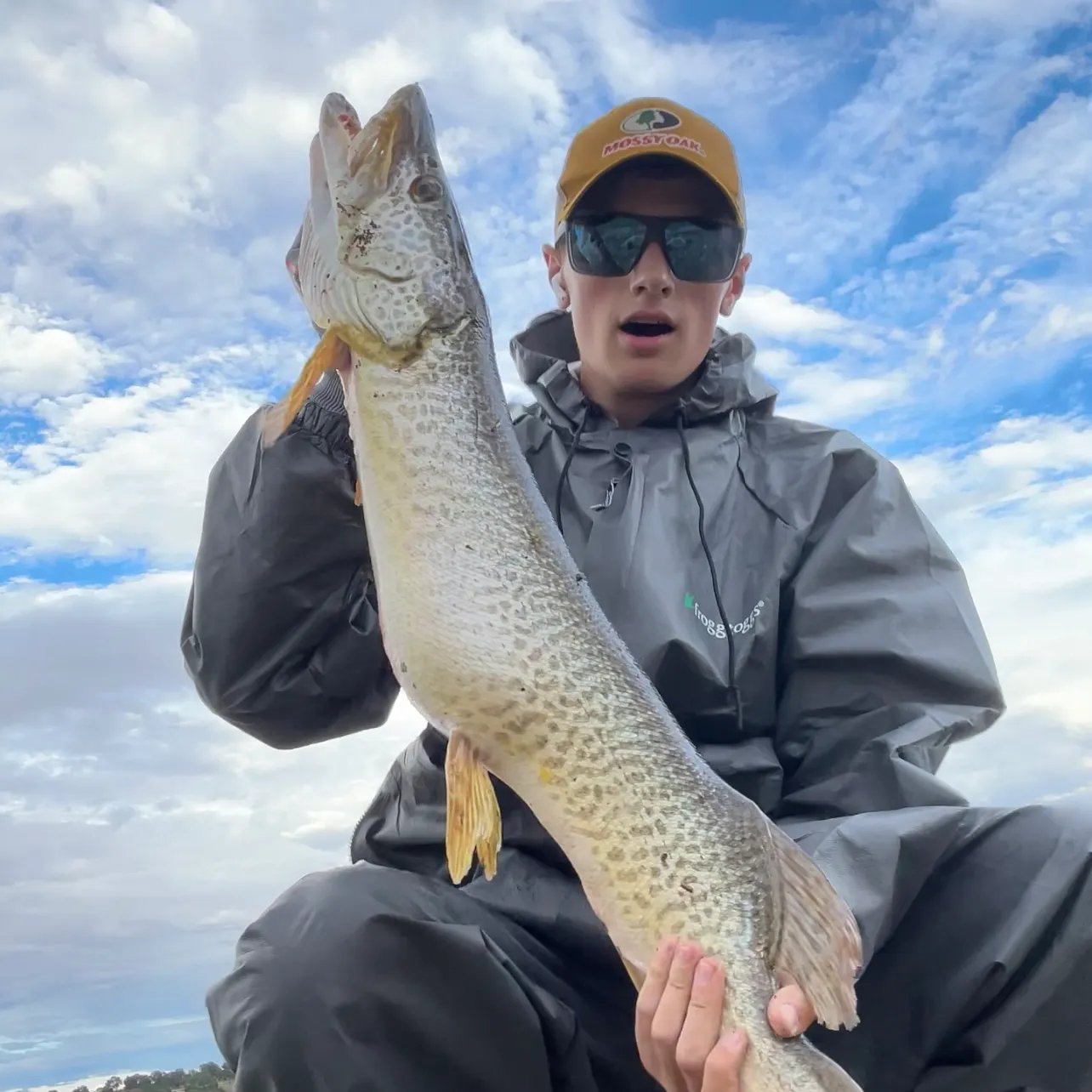 Tiger muskie caught on Fishbrain