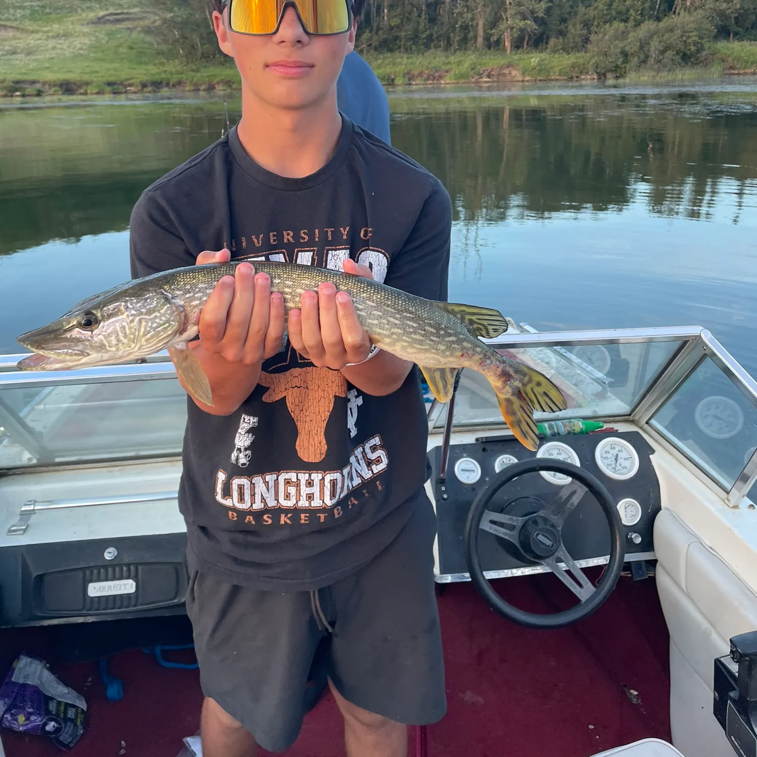 Northern pike caught on Fishbrain