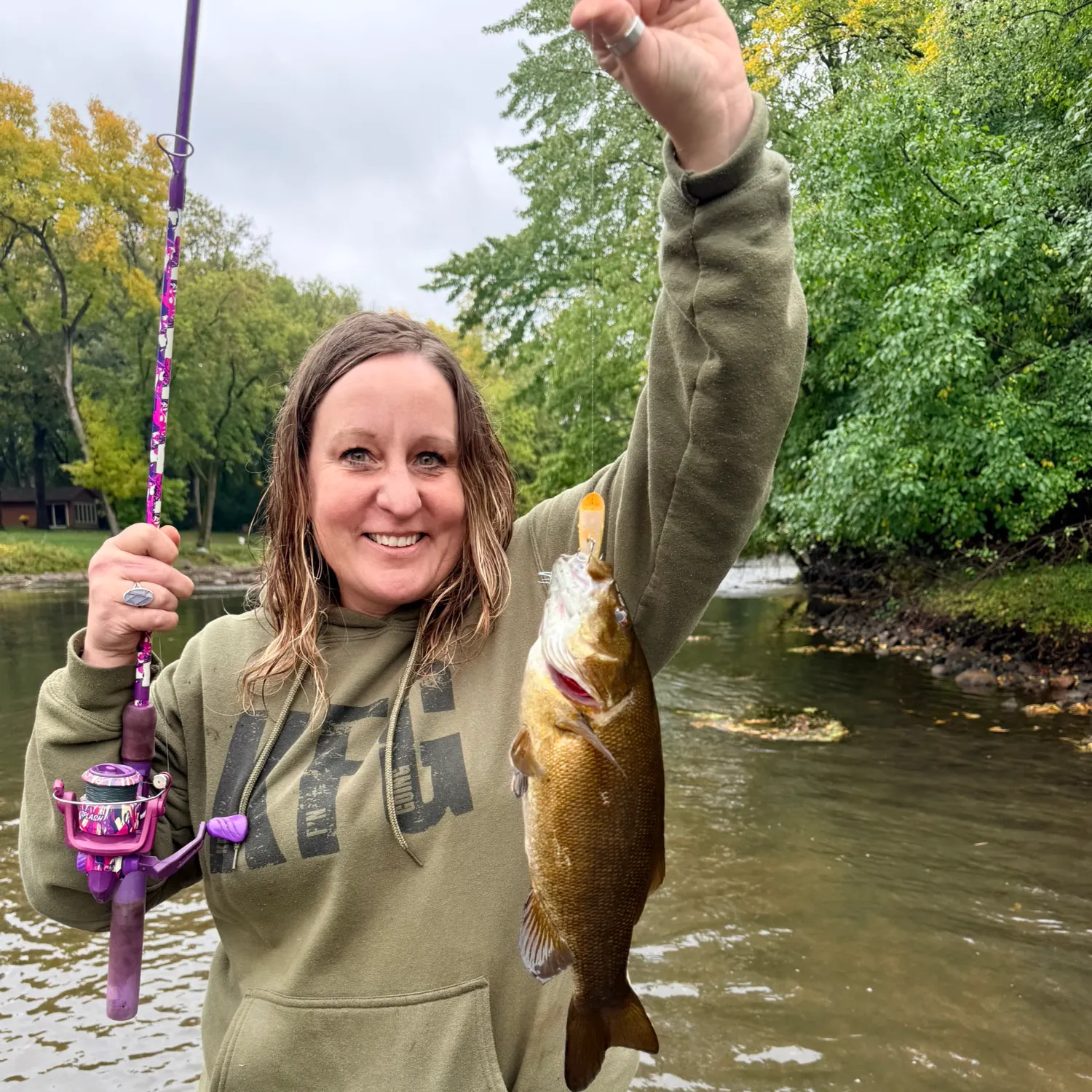 Smallmouth bass caught on Fishbrain