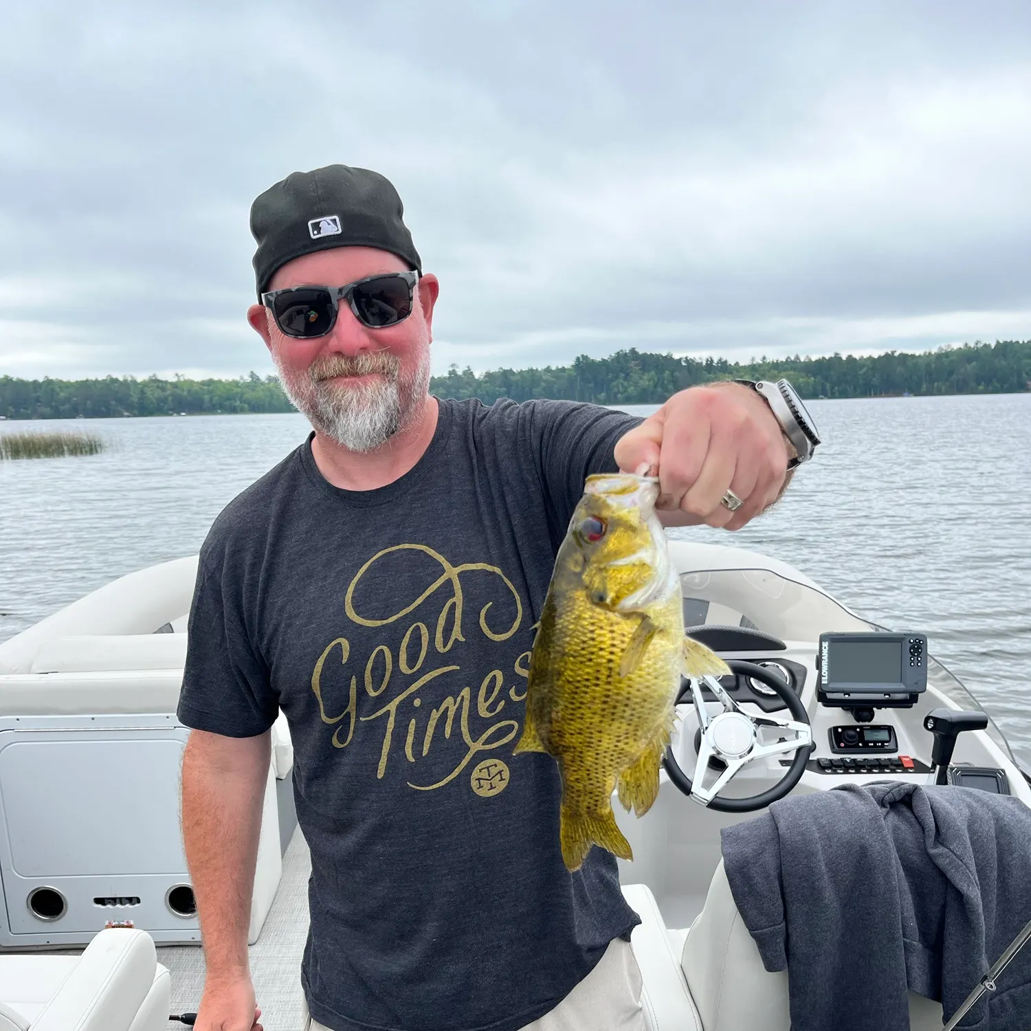 Rock bass caught on Fishbrain