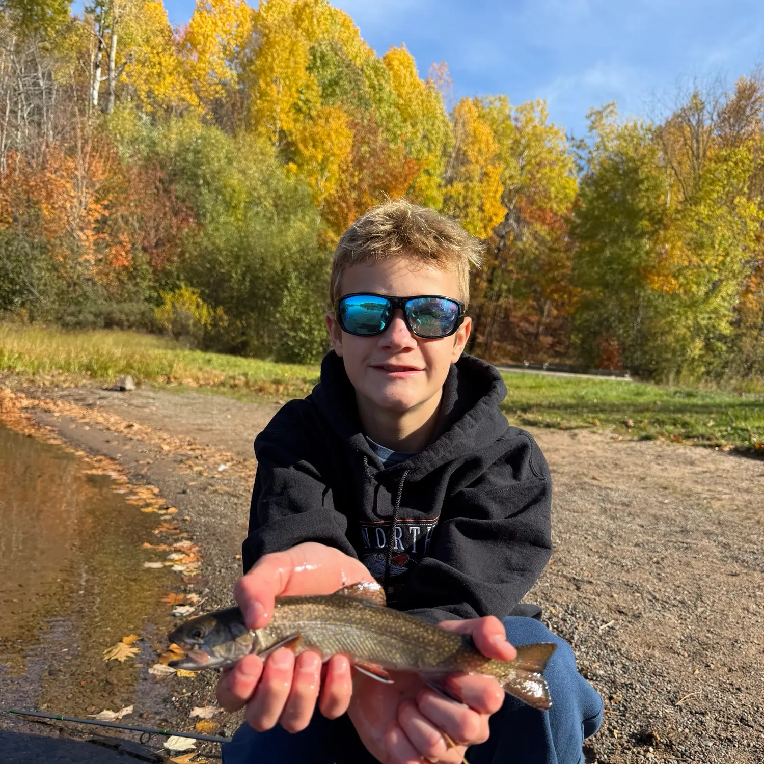 Brook trout caught on Fishbrain
