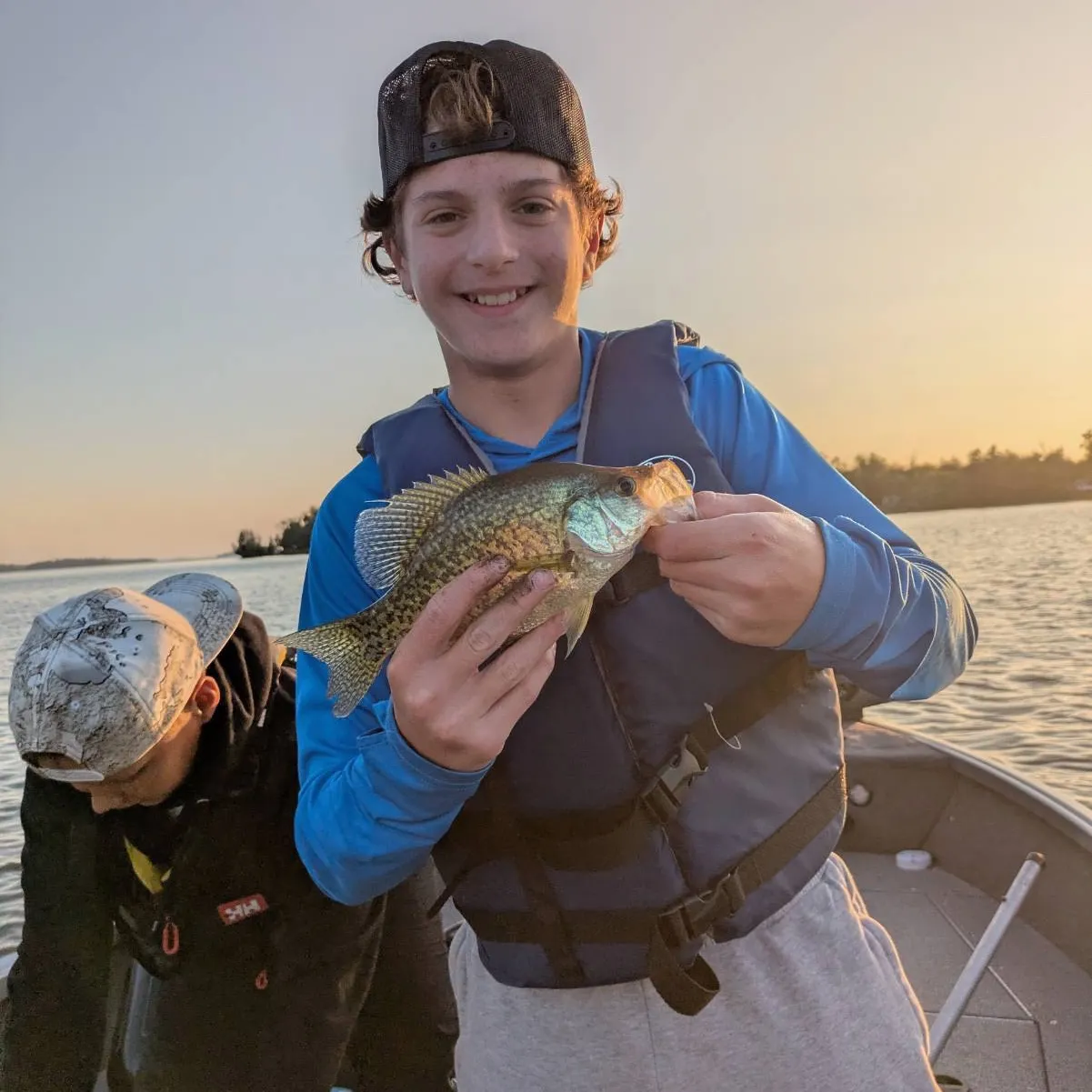 Black crappie caught on Fishbrain