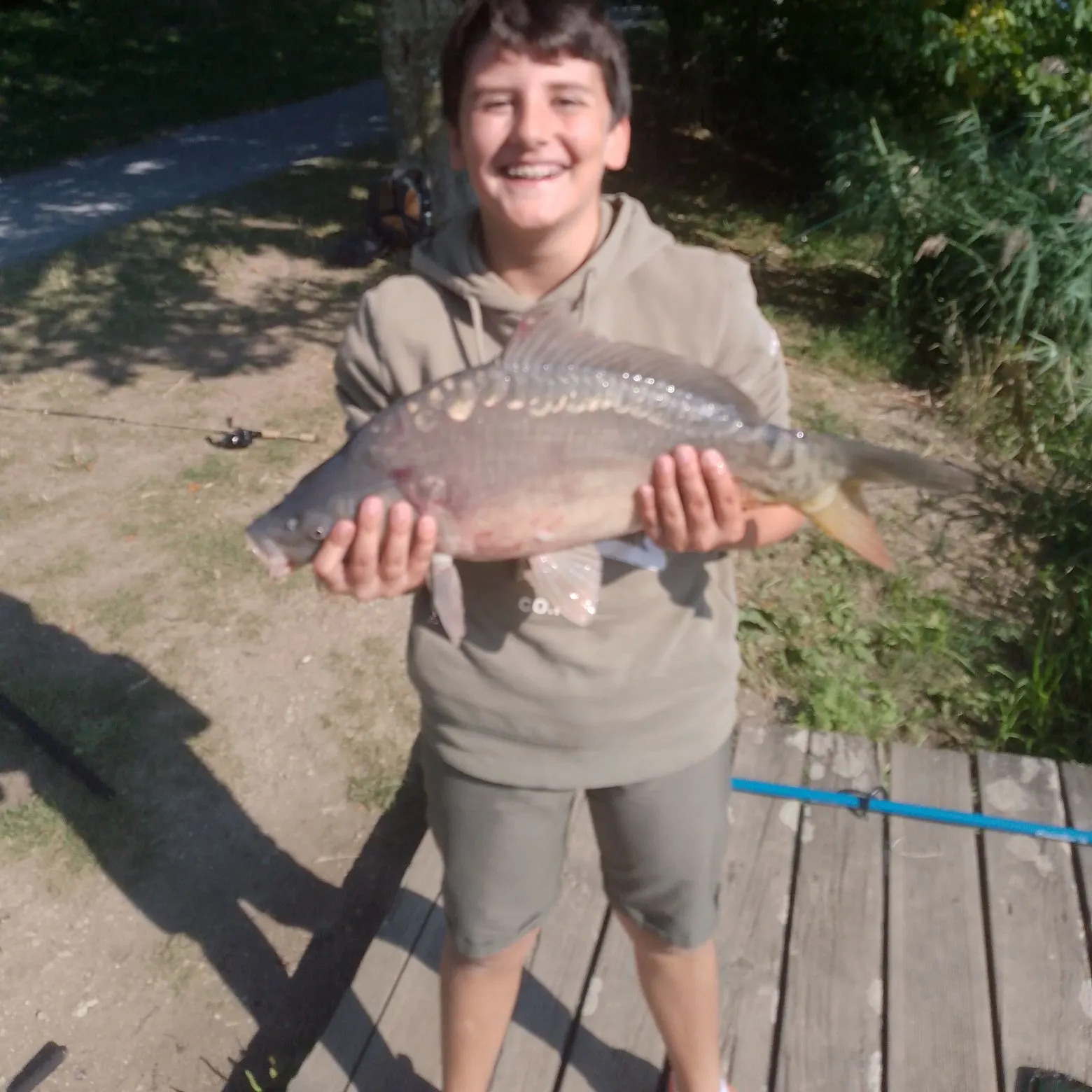 The most recent Leather carp catches on Fishbrain