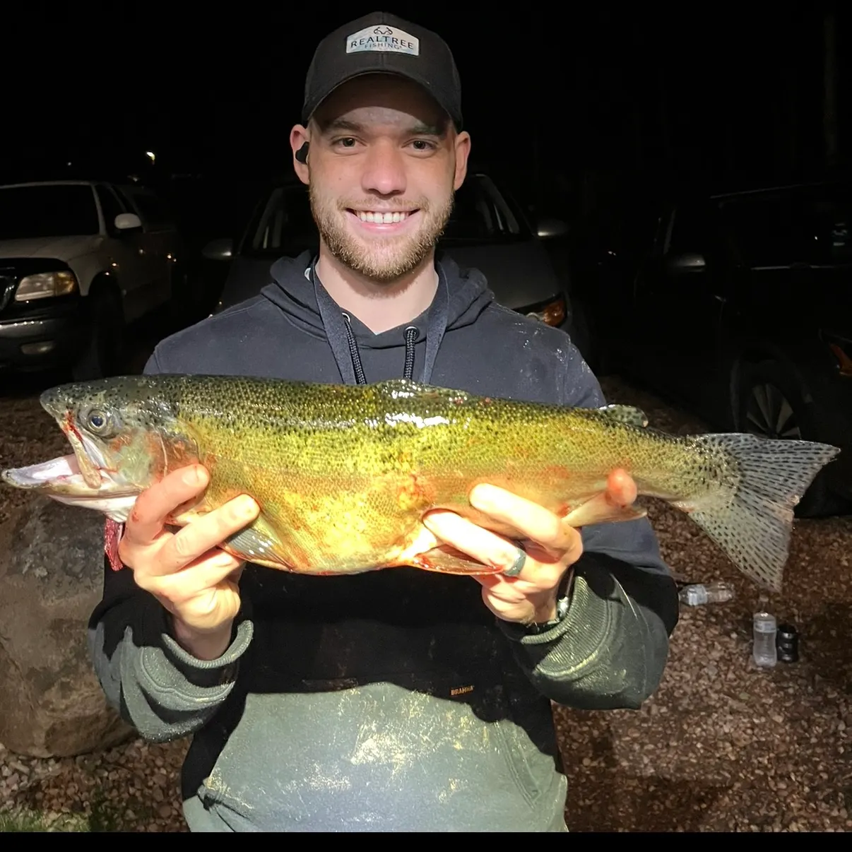 Rainbow trout caught on Fishbrain