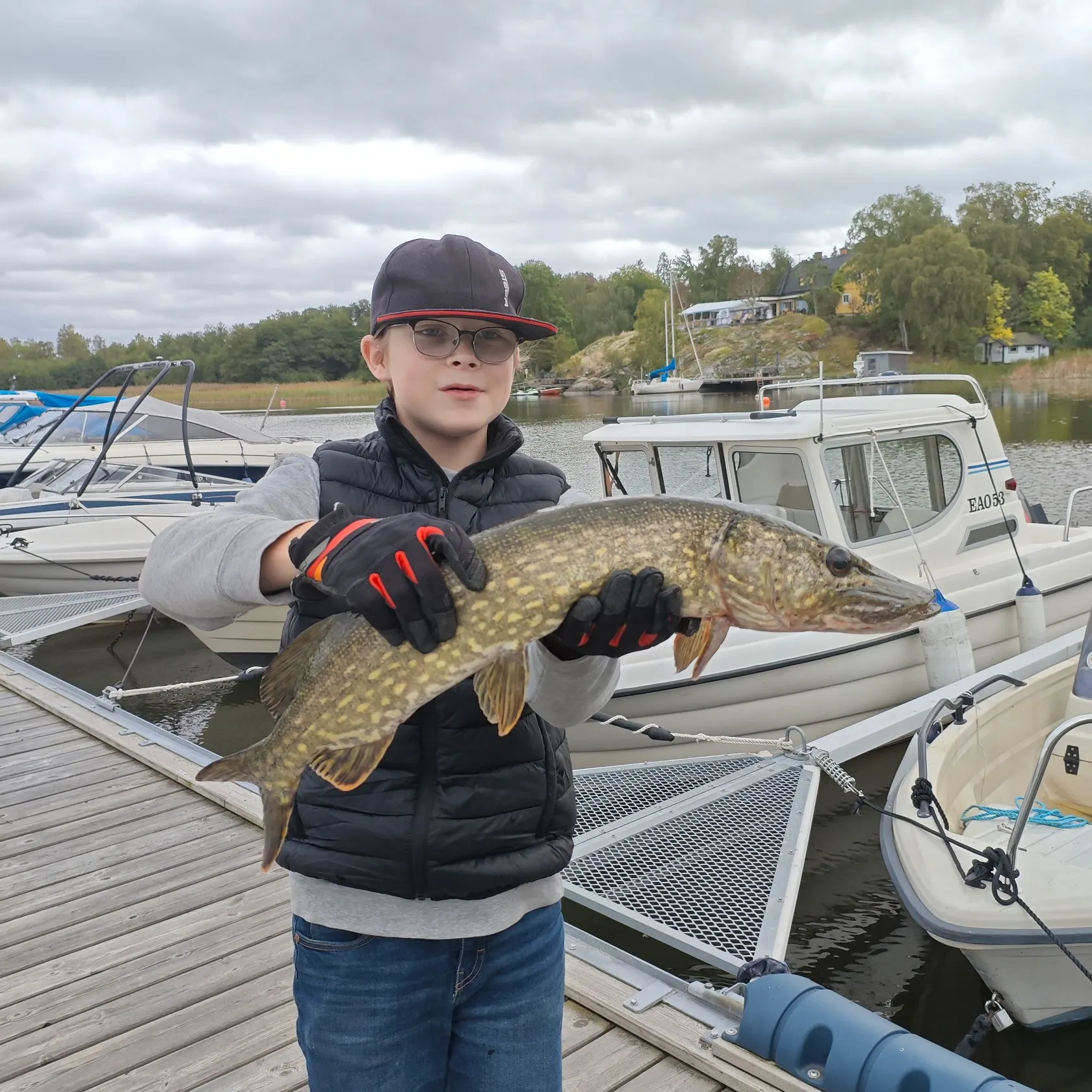 Northern pike caught on Fishbrain