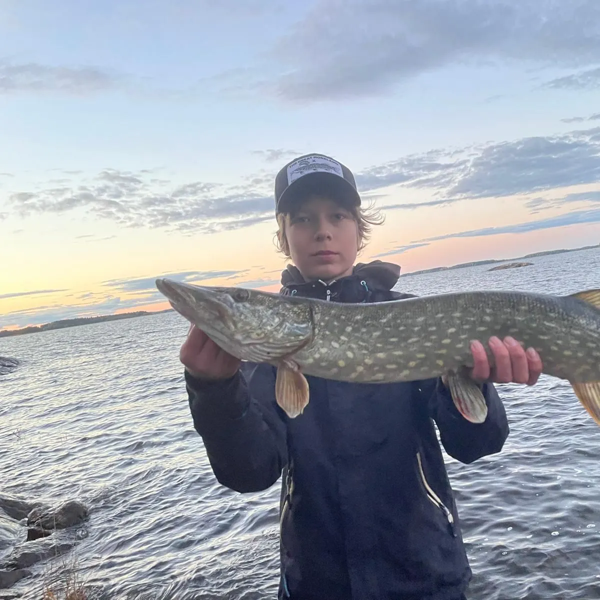 Northern pike caught on Fishbrain
