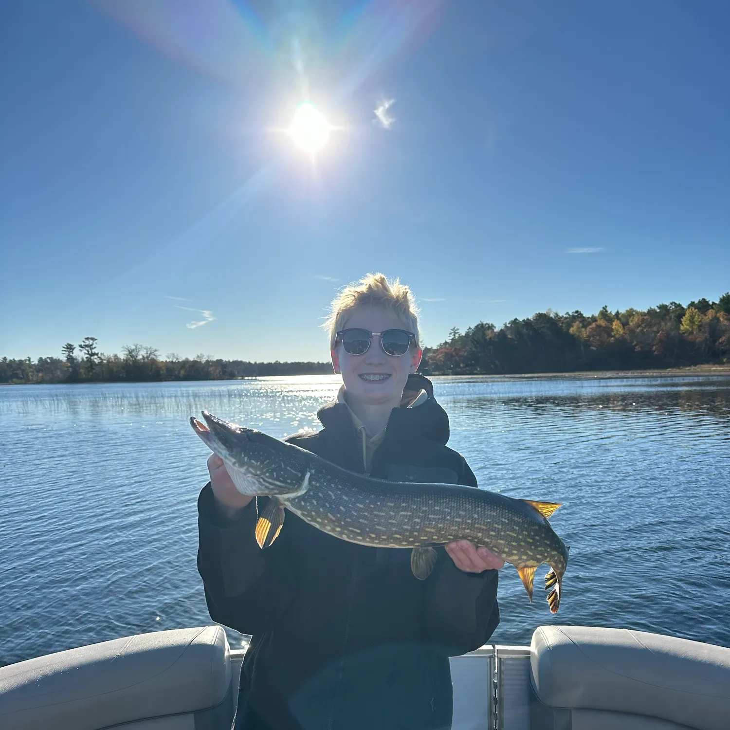 Northern pike caught on Fishbrain