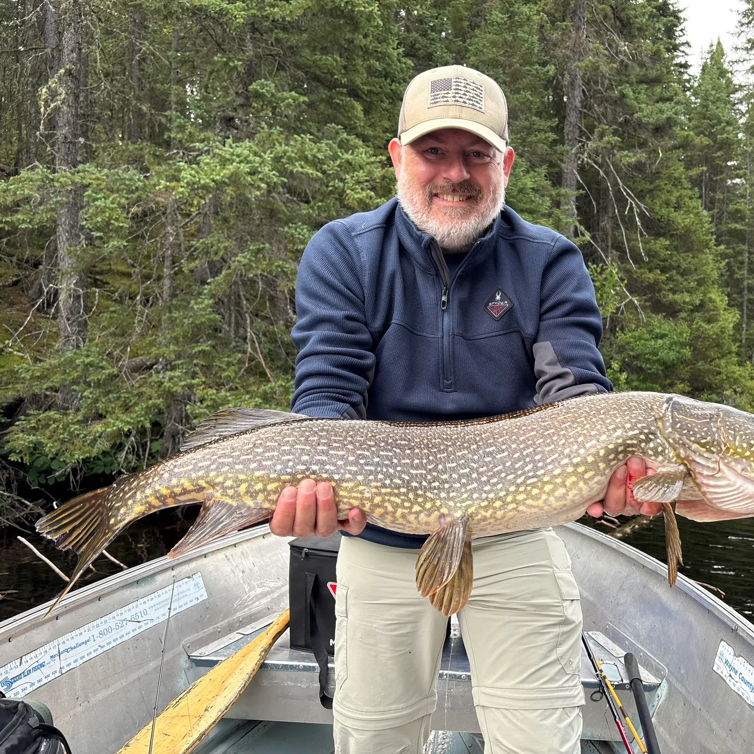 Northern pike caught on Fishbrain