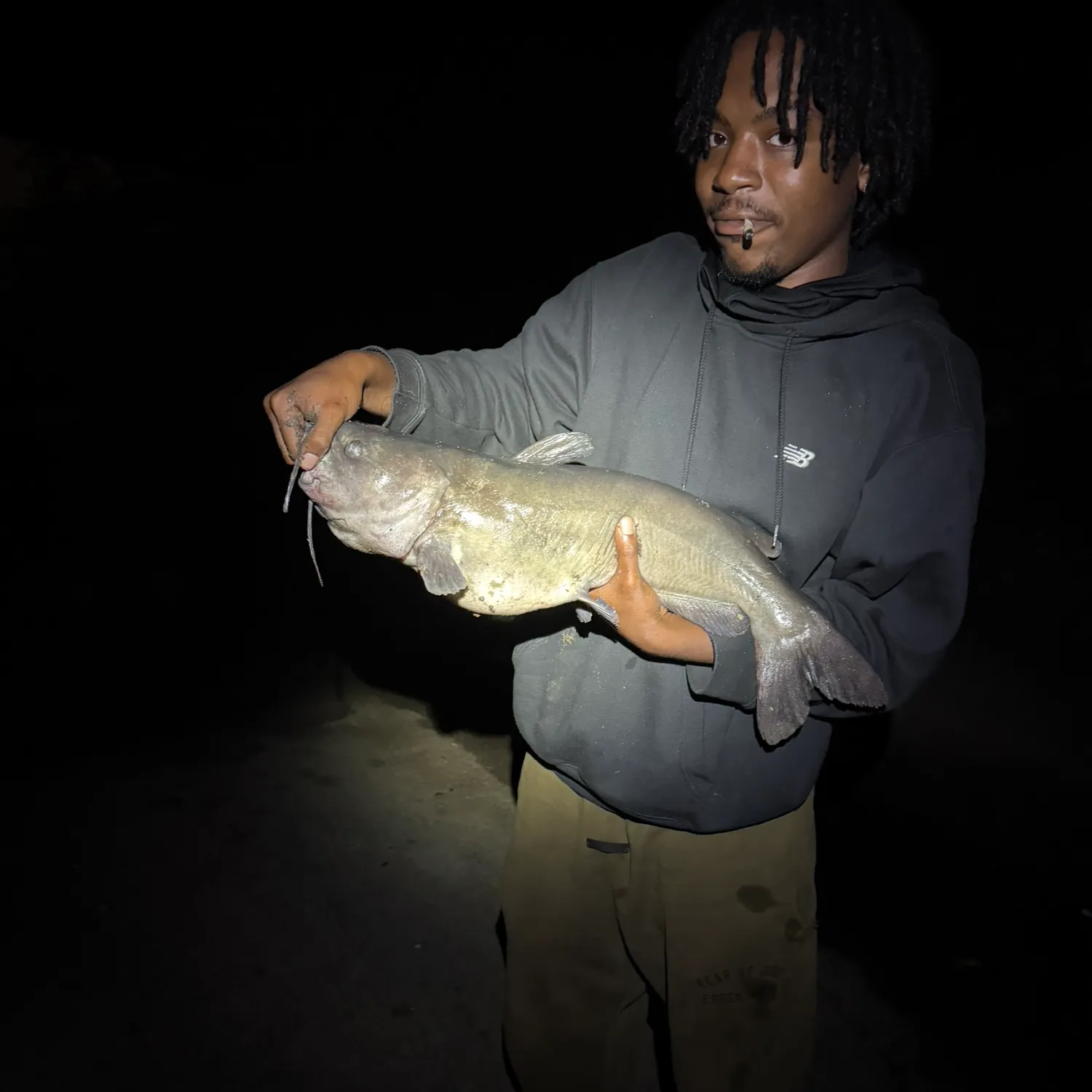 Channel catfish caught on Fishbrain
