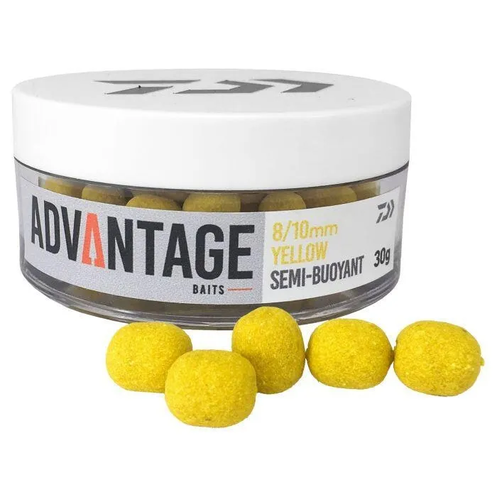 Advantage Baits Semi Buoyant Yellow Hookbaits