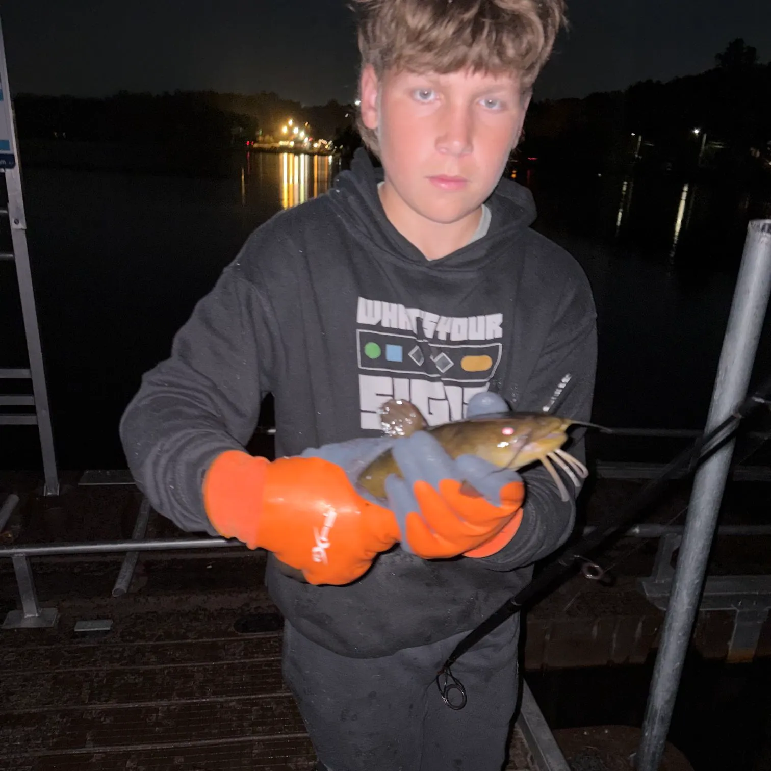 Black bullhead caught on Fishbrain