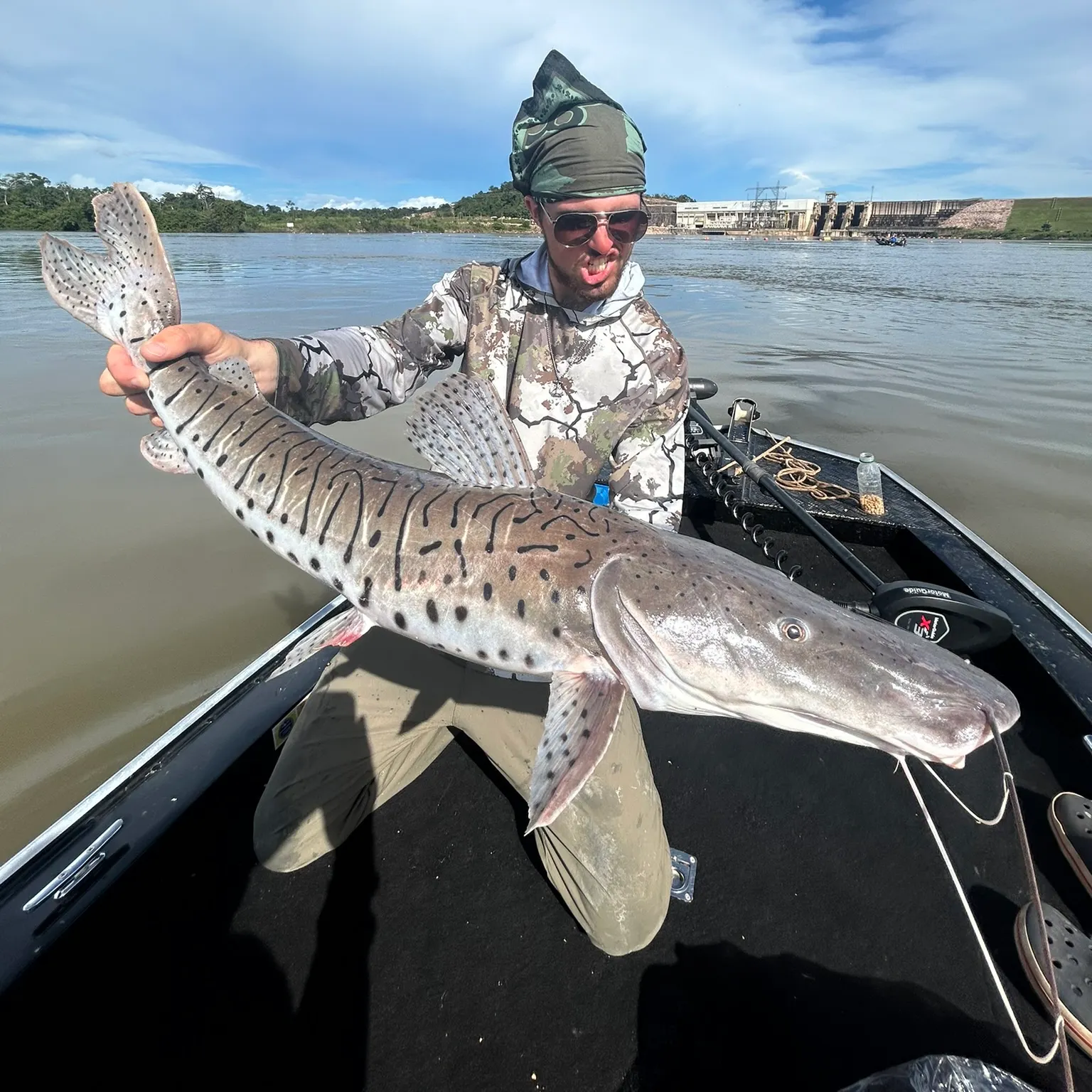 The most popular recent Barred sorubim catch on Fishbrain