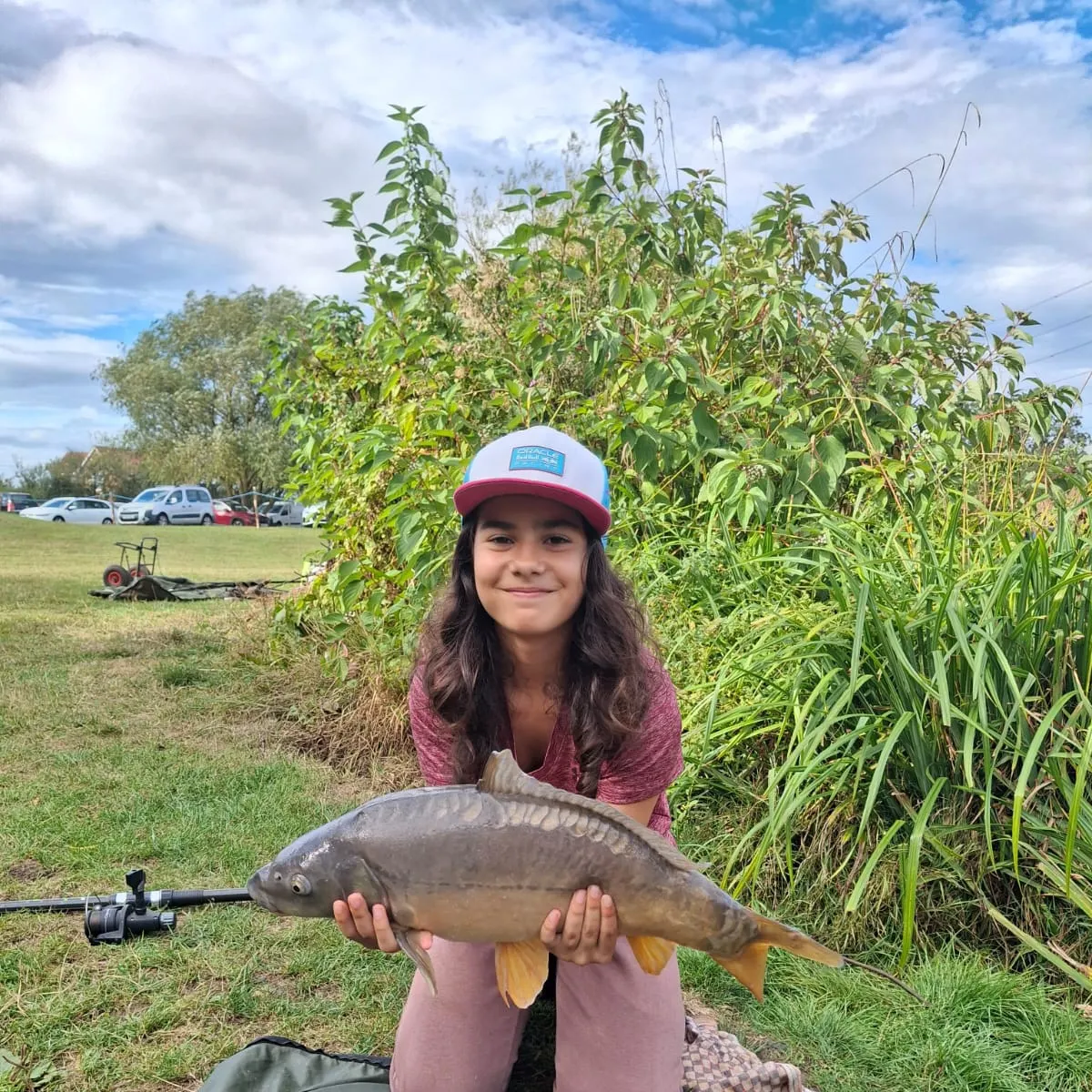 Leather carp caught on Fishbrain
