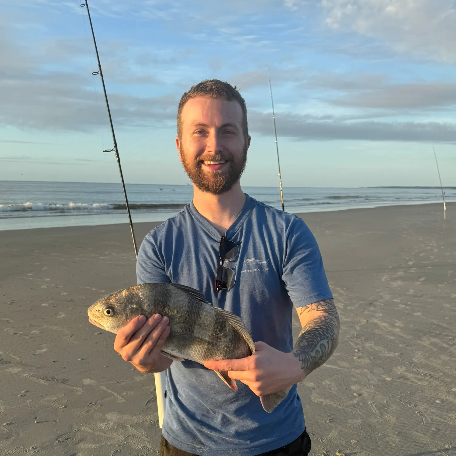Black drum caught on Fishbrain