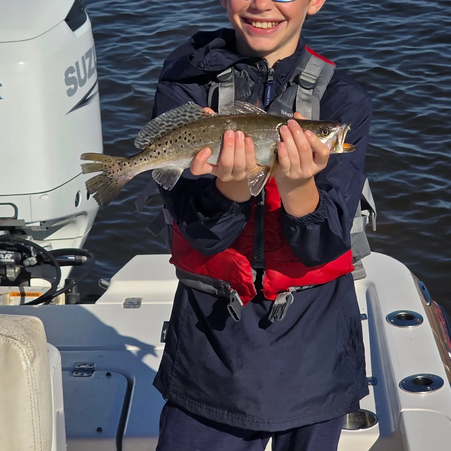 Spotted seatrout caught on Fishbrain