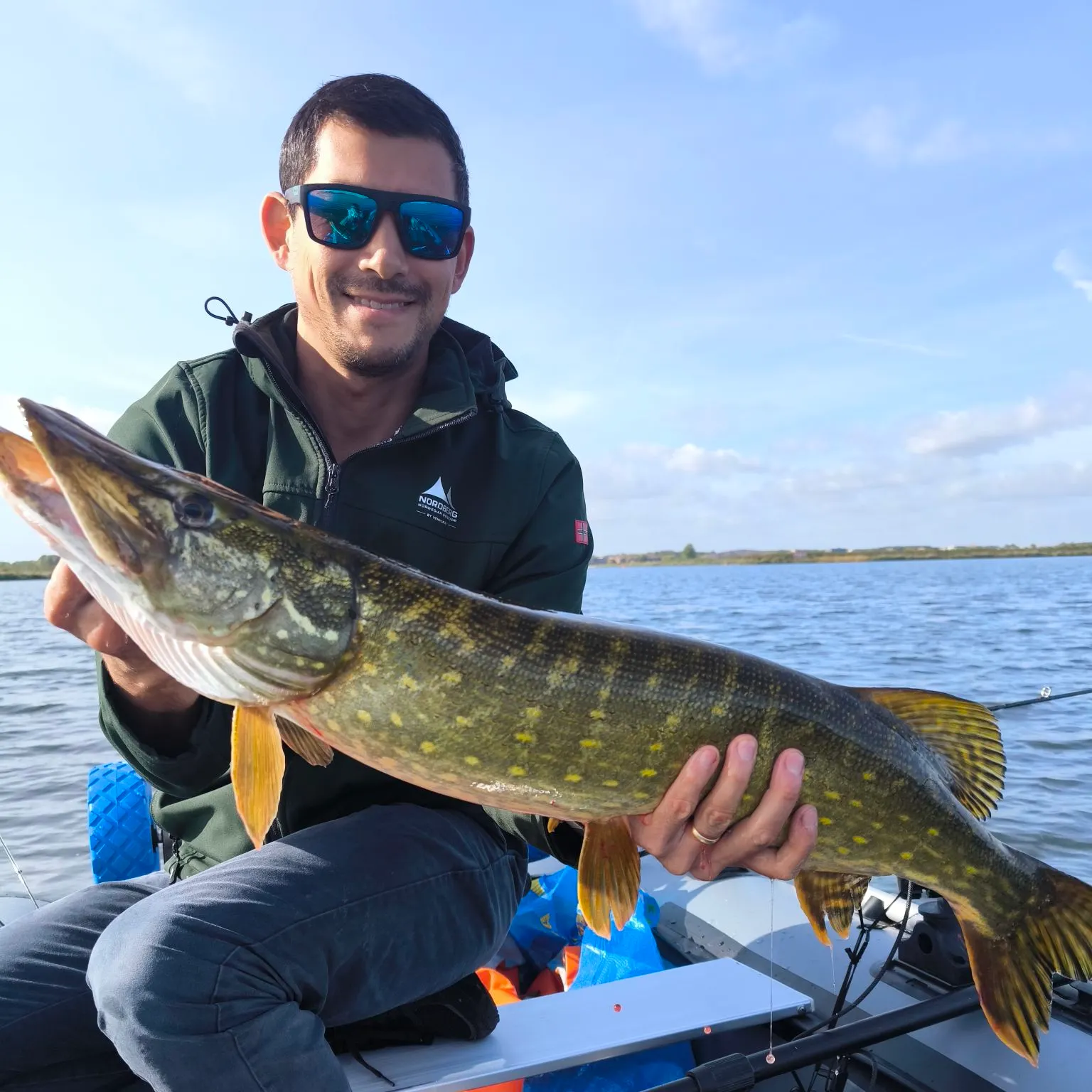 Northern pike caught on Fishbrain