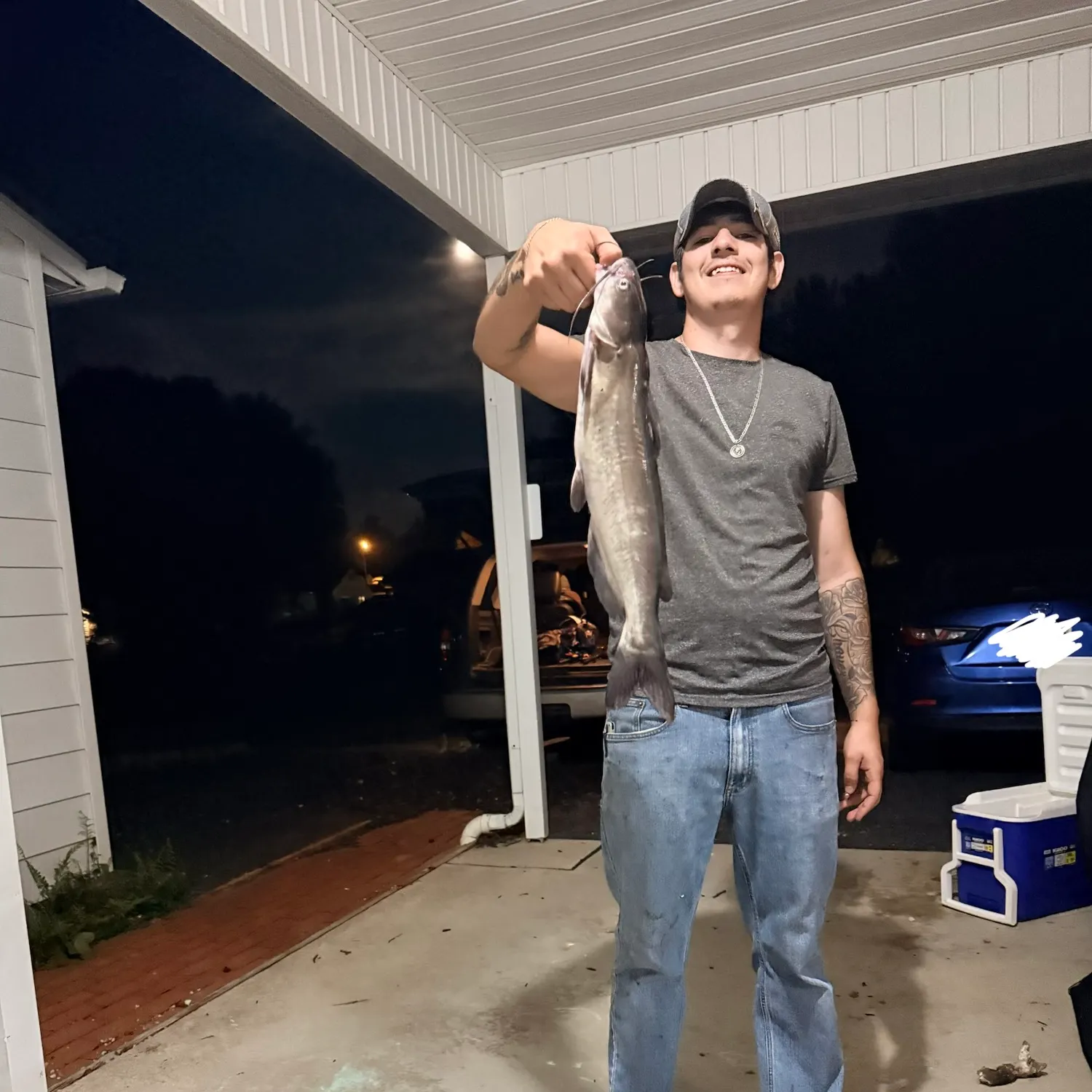 Channel catfish caught on Fishbrain