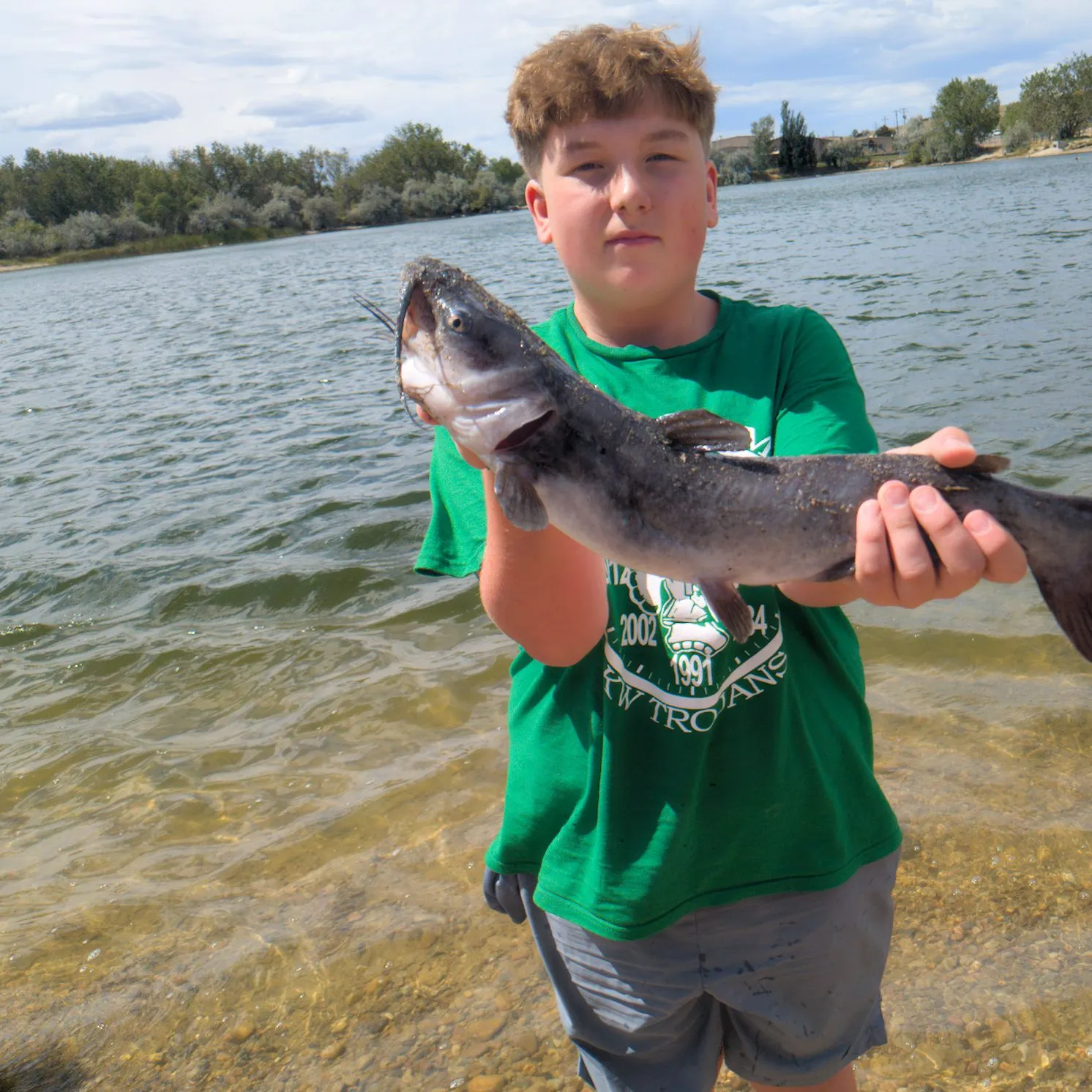 Channel catfish caught on Fishbrain