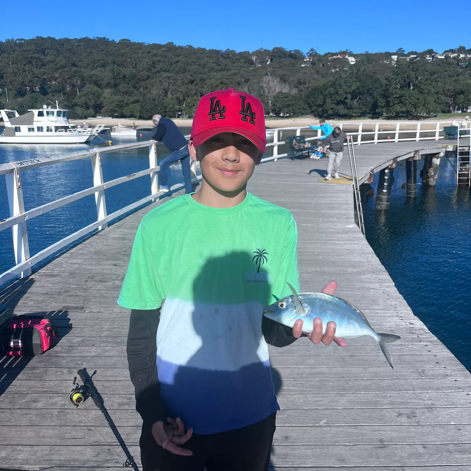 Silver trevally caught on Fishbrain