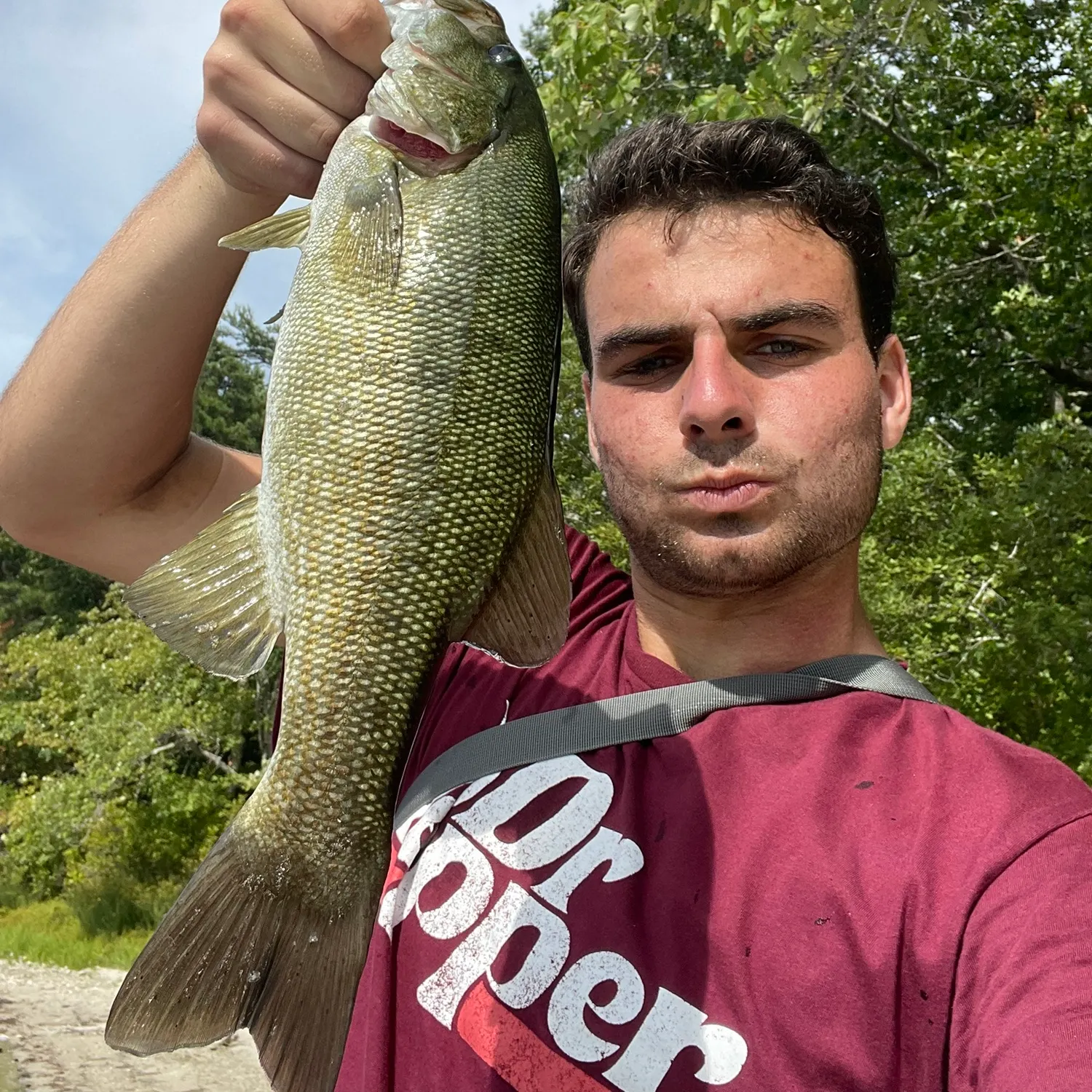Smallmouth bass caught on Fishbrain