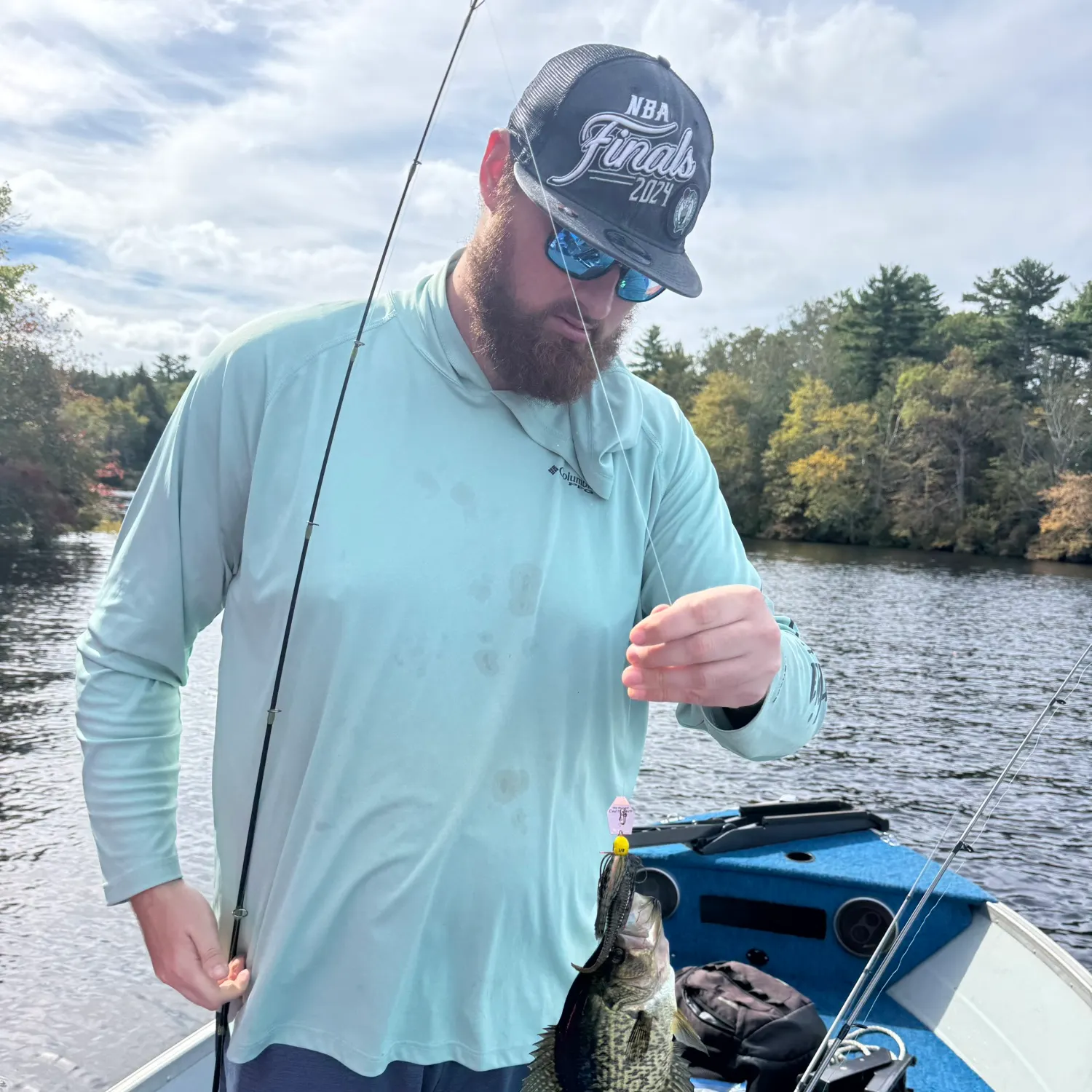 Black crappie caught on Fishbrain